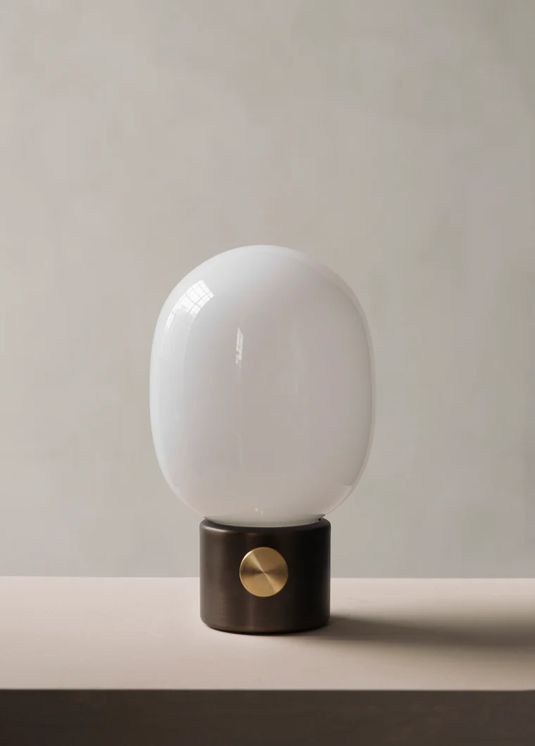 Lampa stołowa JWDA dmuchane szkło z czarną podstawą - Image 5