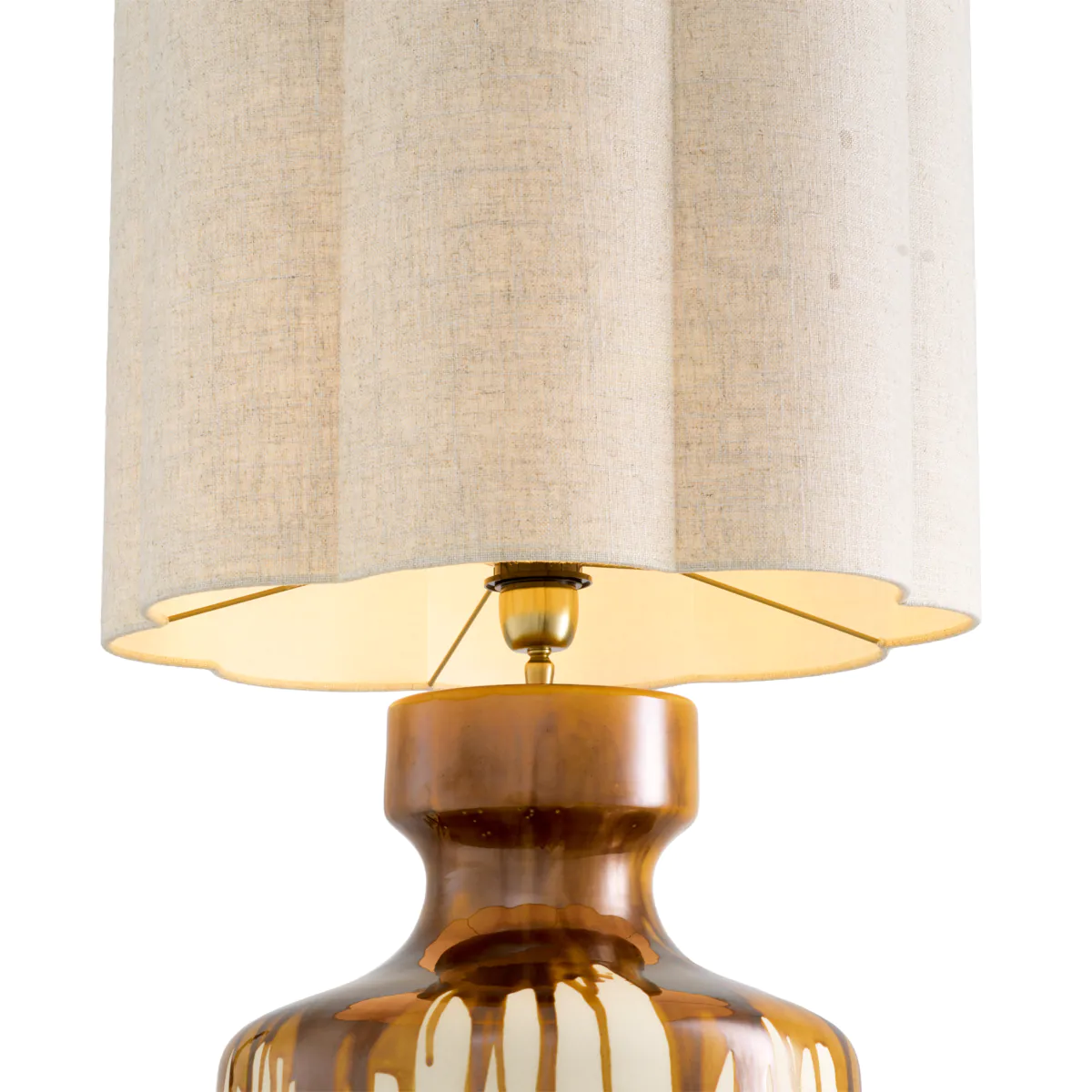 Lampa stołowa LORENA brązowy - Image 4