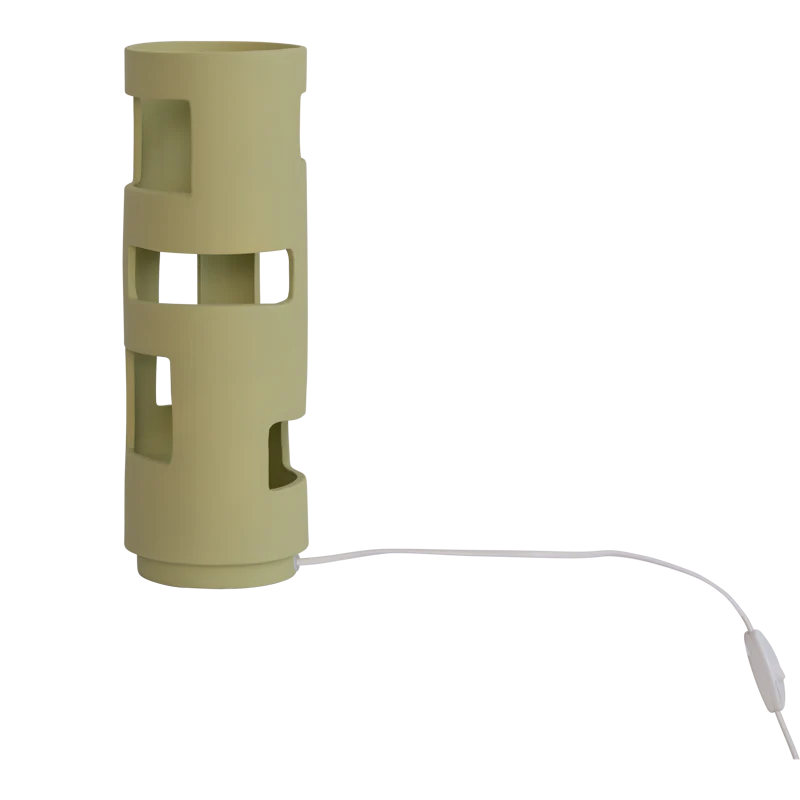 Lampa stołowa LUDICO zielona ceramika - Image 3