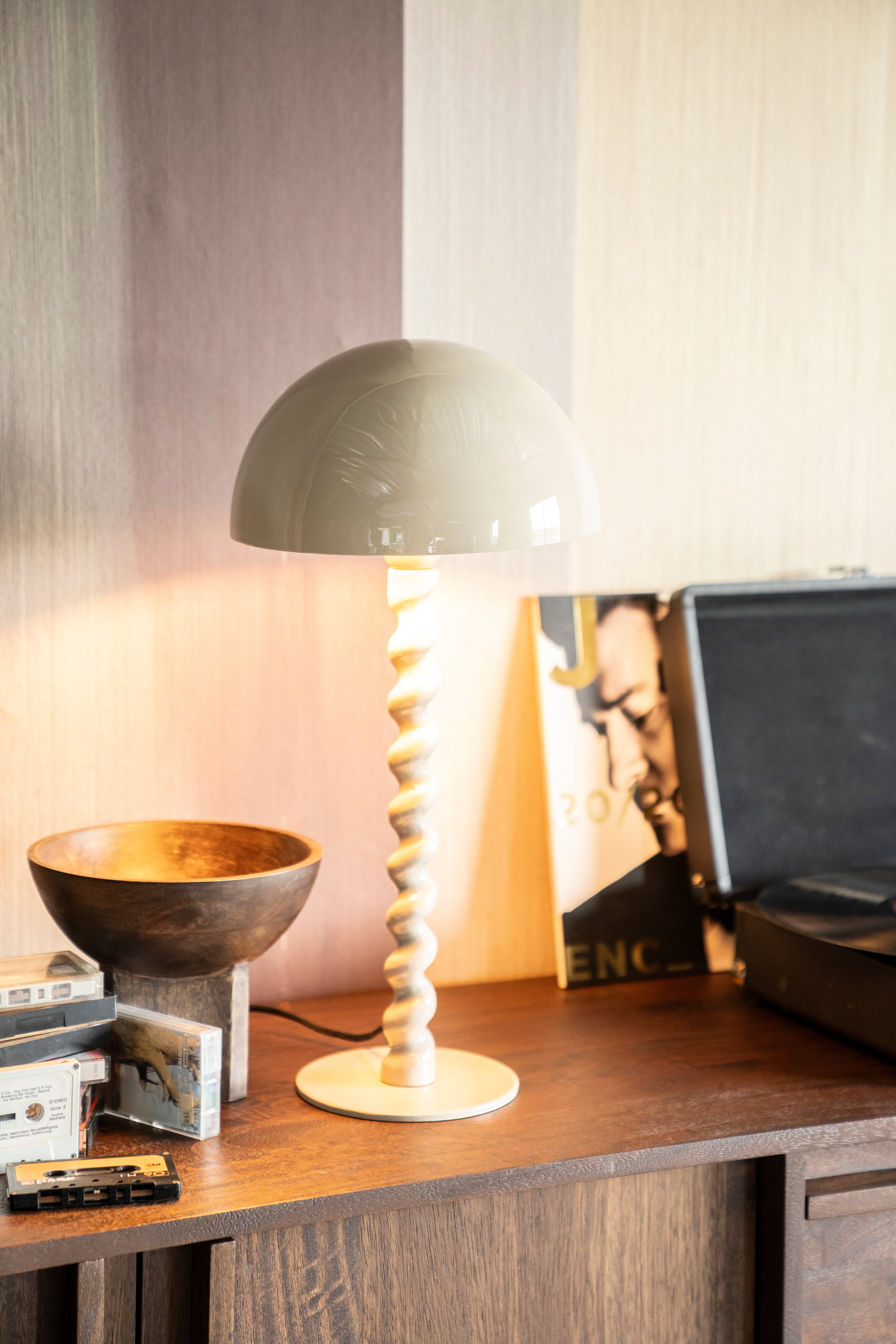 Lampa stołowa LUOX beżowy - Image 5