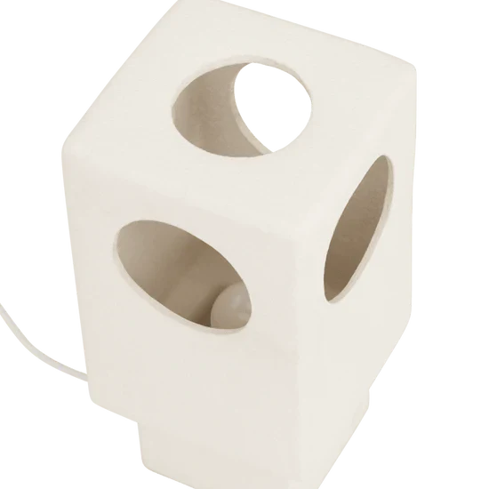 Lampa stołowa LYCKA biała kamionka - Image 6