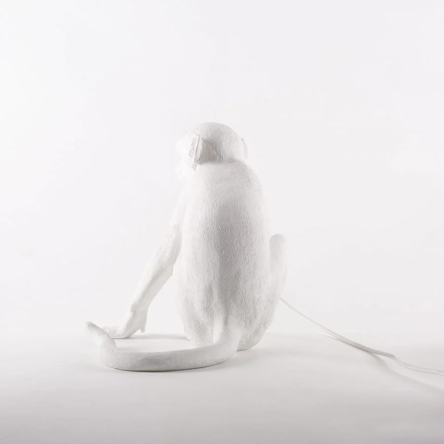Lampa stołowa MONKEY SITTING biały - Image 10
