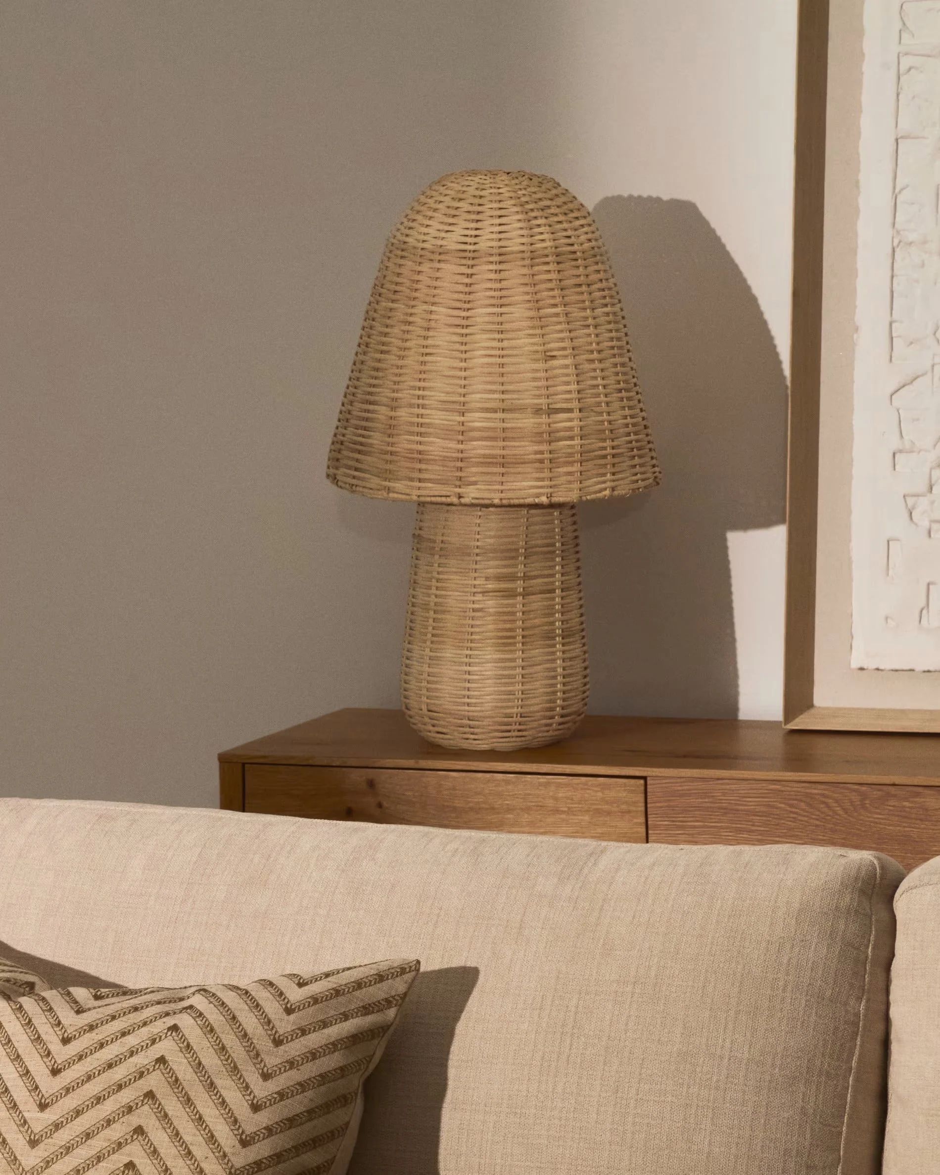 Lampa stołowa NEUDA rattan - Image 8