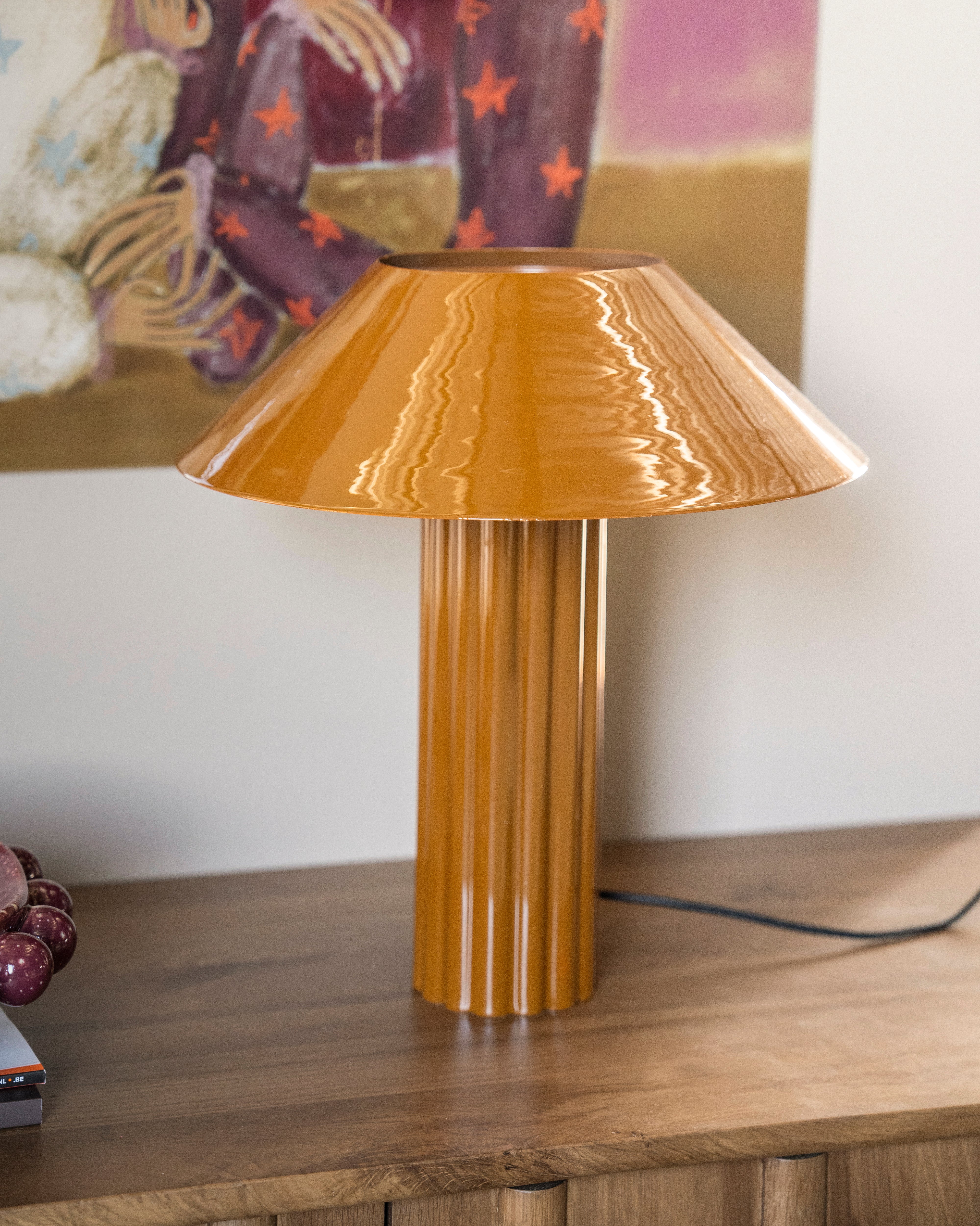 Lampa stołowa PALLAS musztardowy - Image 2