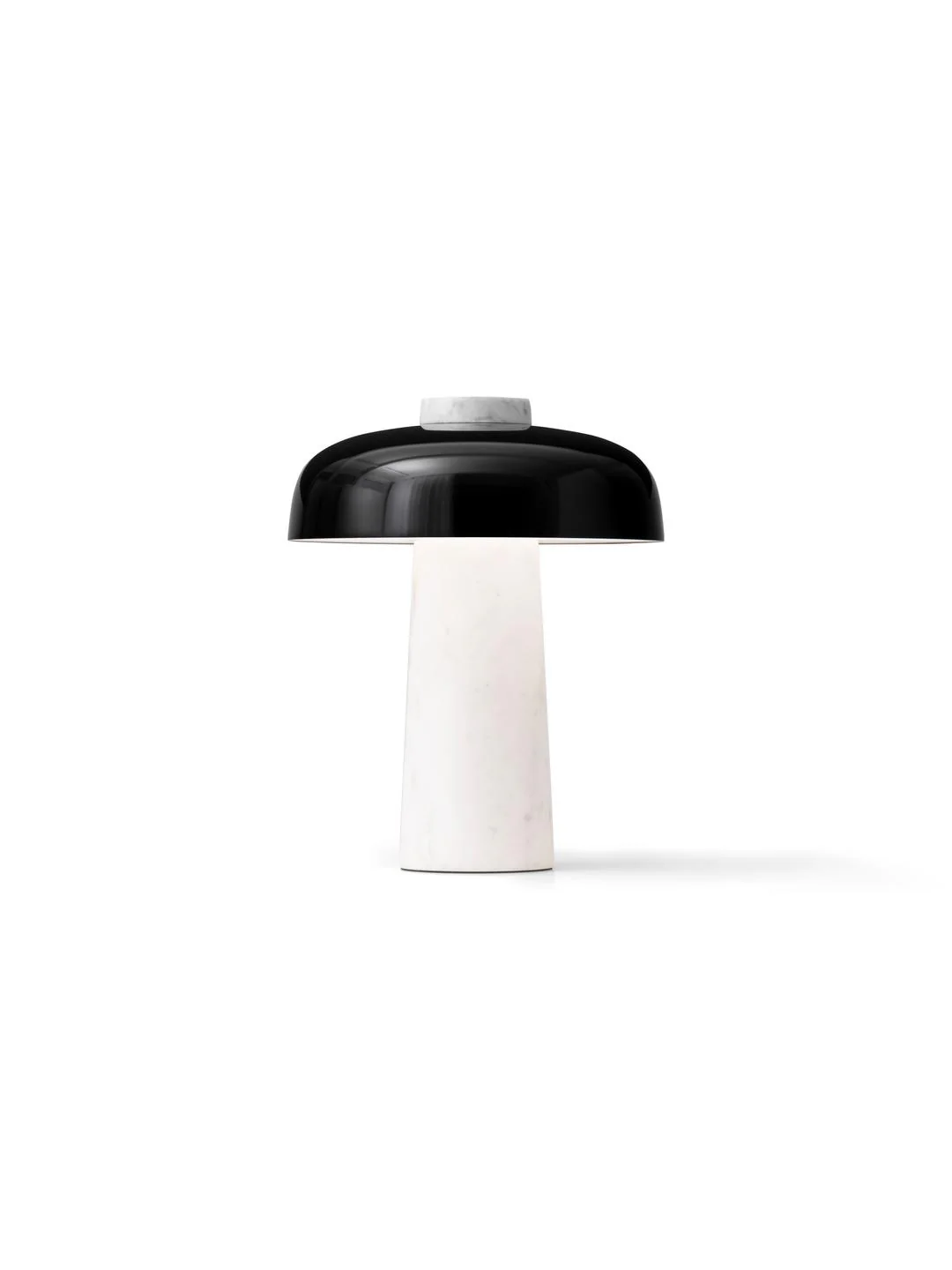 Lampa stołowa REVERSE czarny klosz z marmurową podstawą - Image 3