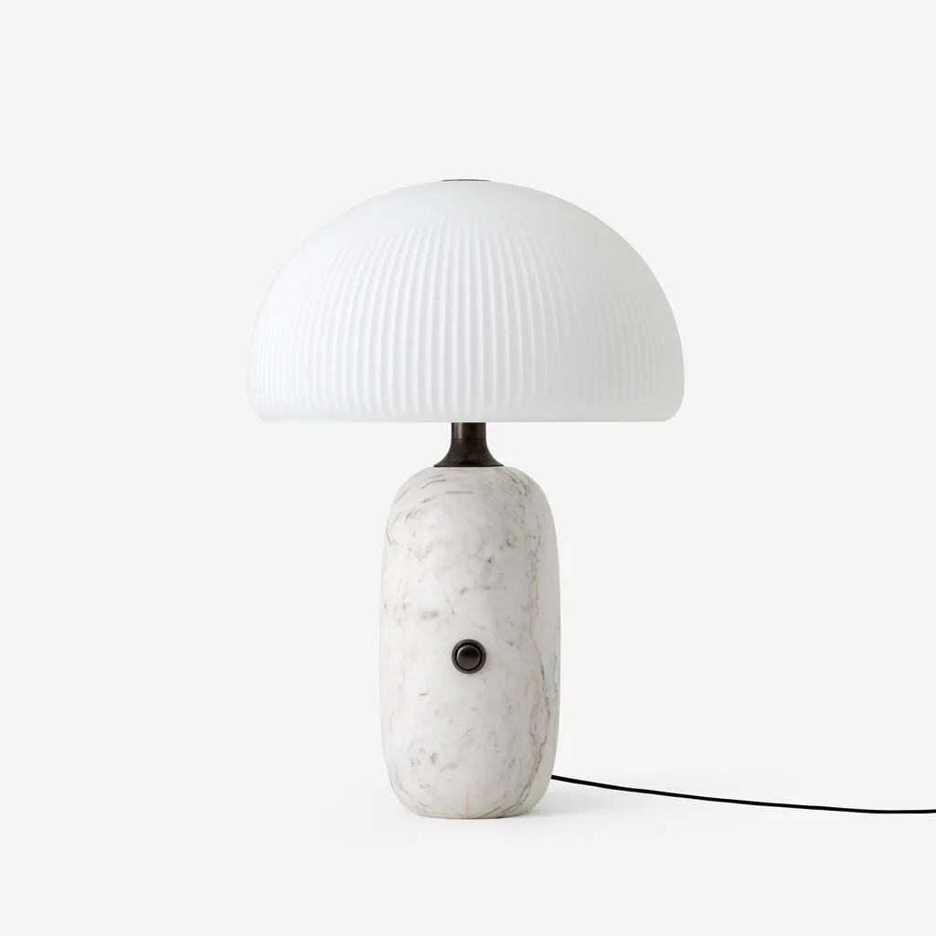 Lampa stołowa SCULPTURE biały marmur - Image 4