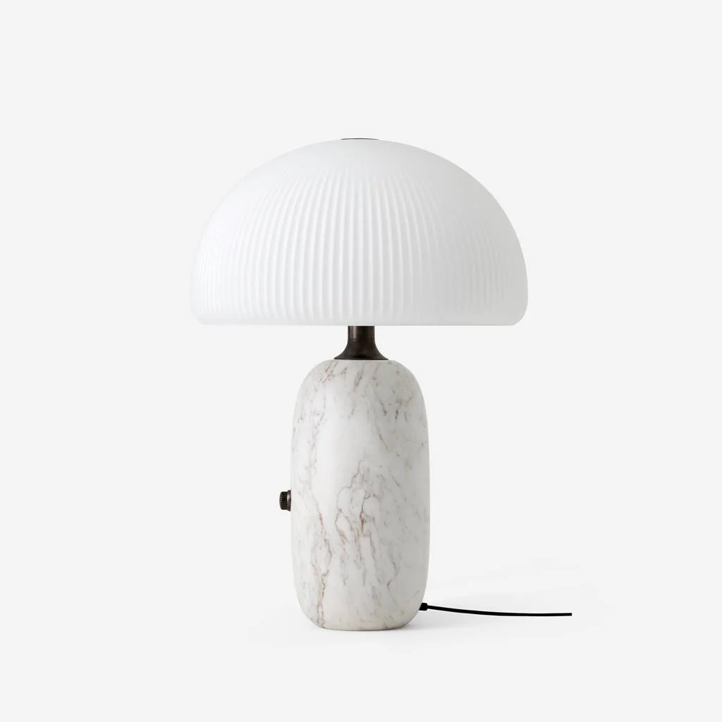 Lampa stołowa SCULPTURE biały marmur - Image 7