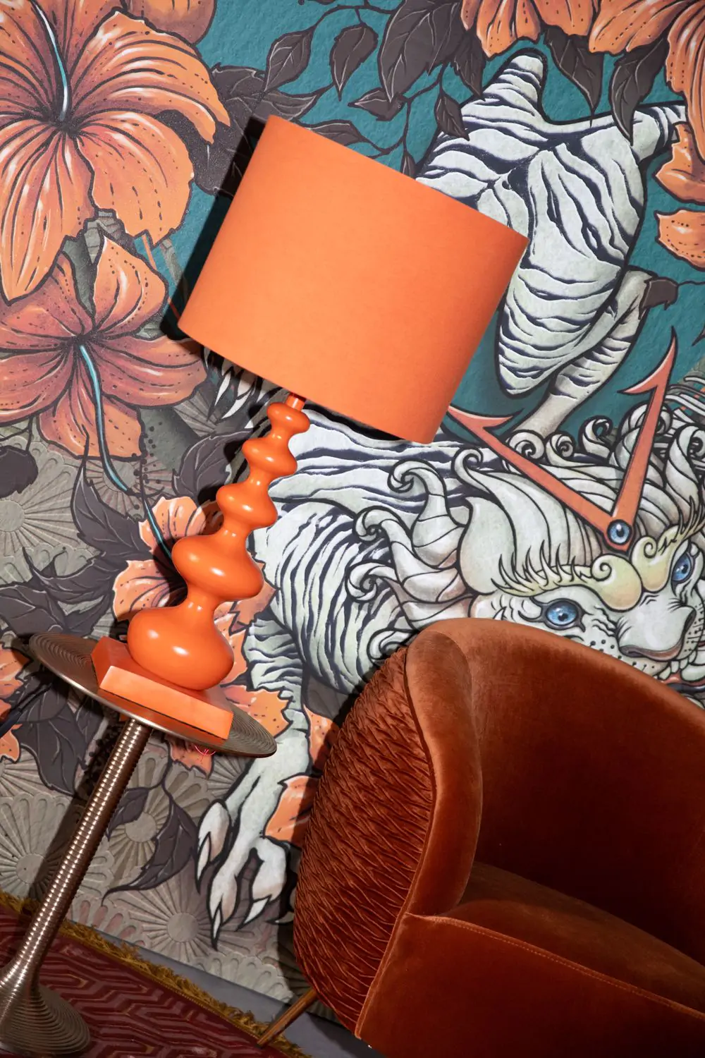Lampa stołowa WHEN ORANGE IS KING pomarańczowy - Image 9