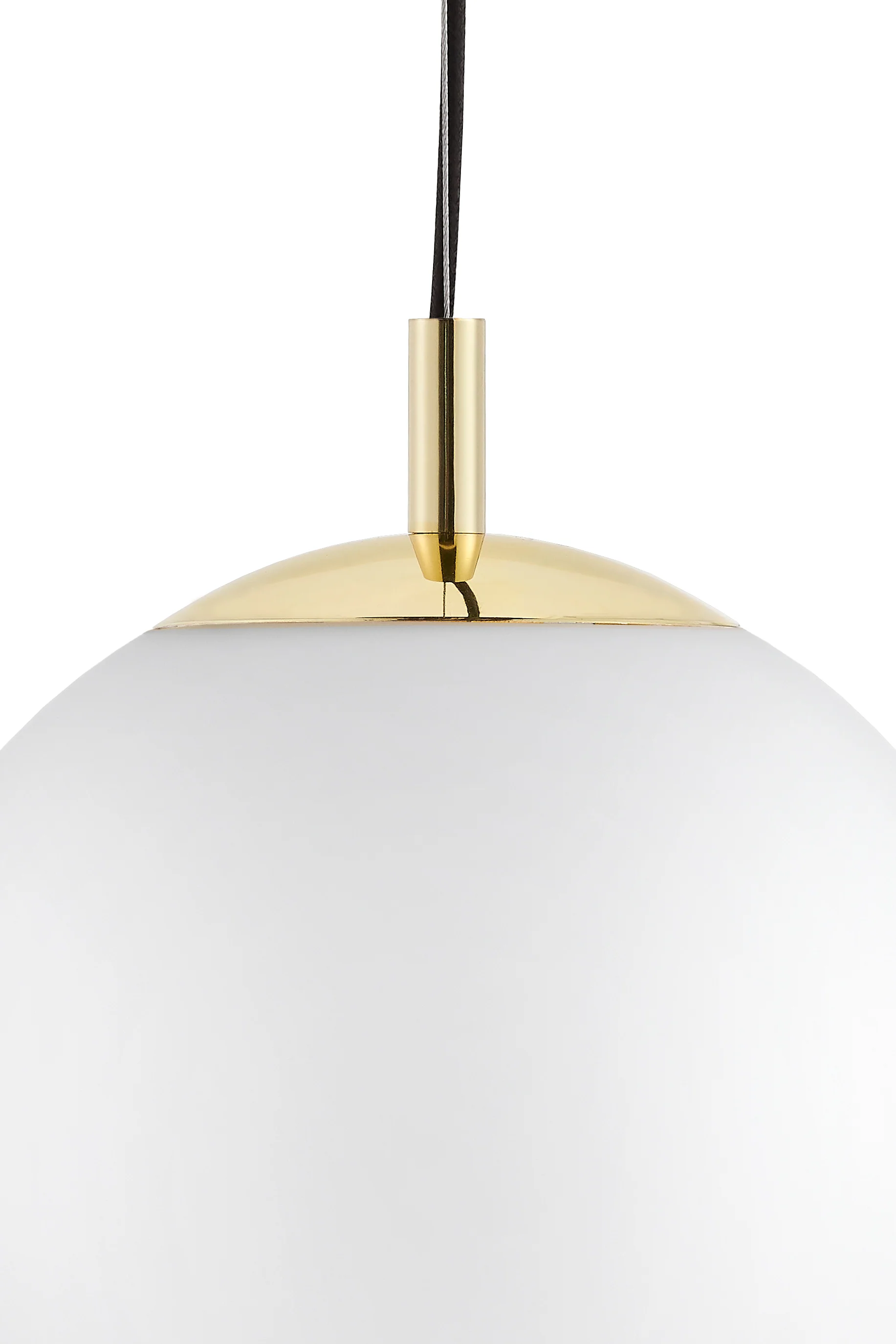 Lampa sufitowa ALUR 2 mleczne szkło ze złotym wykończeniem - Image 6