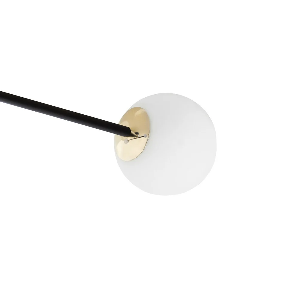 Lampa sufitowa ASTRA 4 czarny ze złotym - Image 4