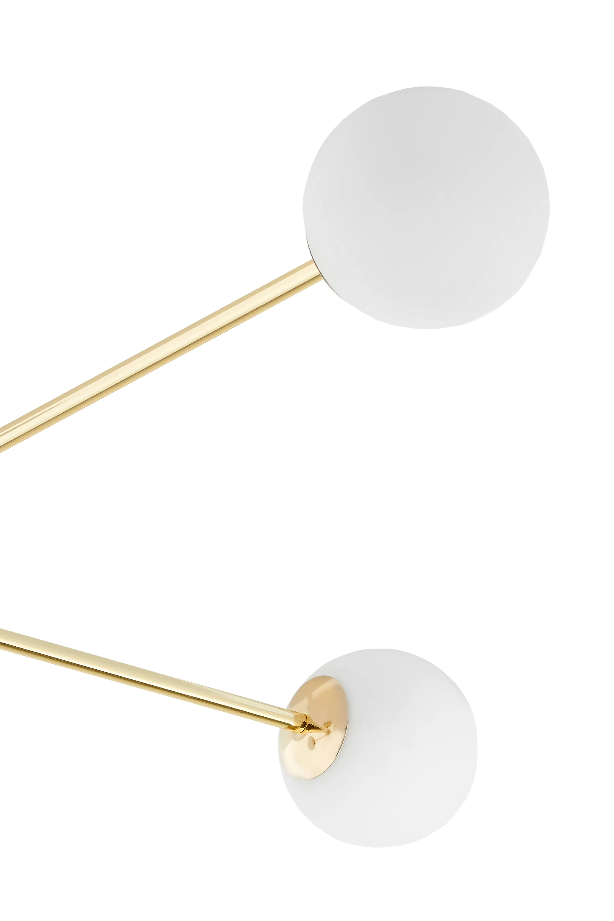 Lampa sufitowa ASTRA 4 złoty z białym kloszem - Image 4