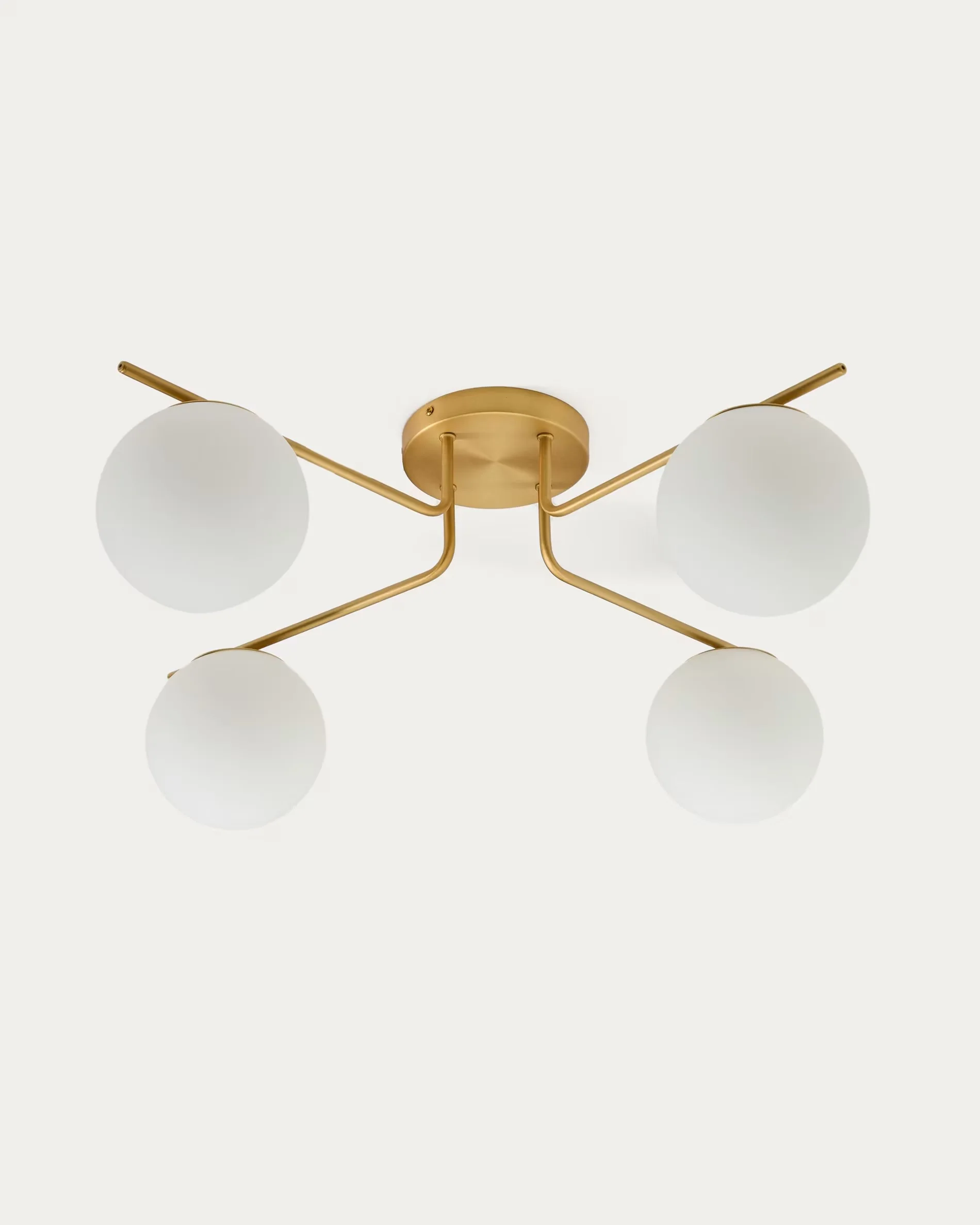 Lampa sufitowa czteropunktowa BRISIA szczotkowany mosiądz - Image 6