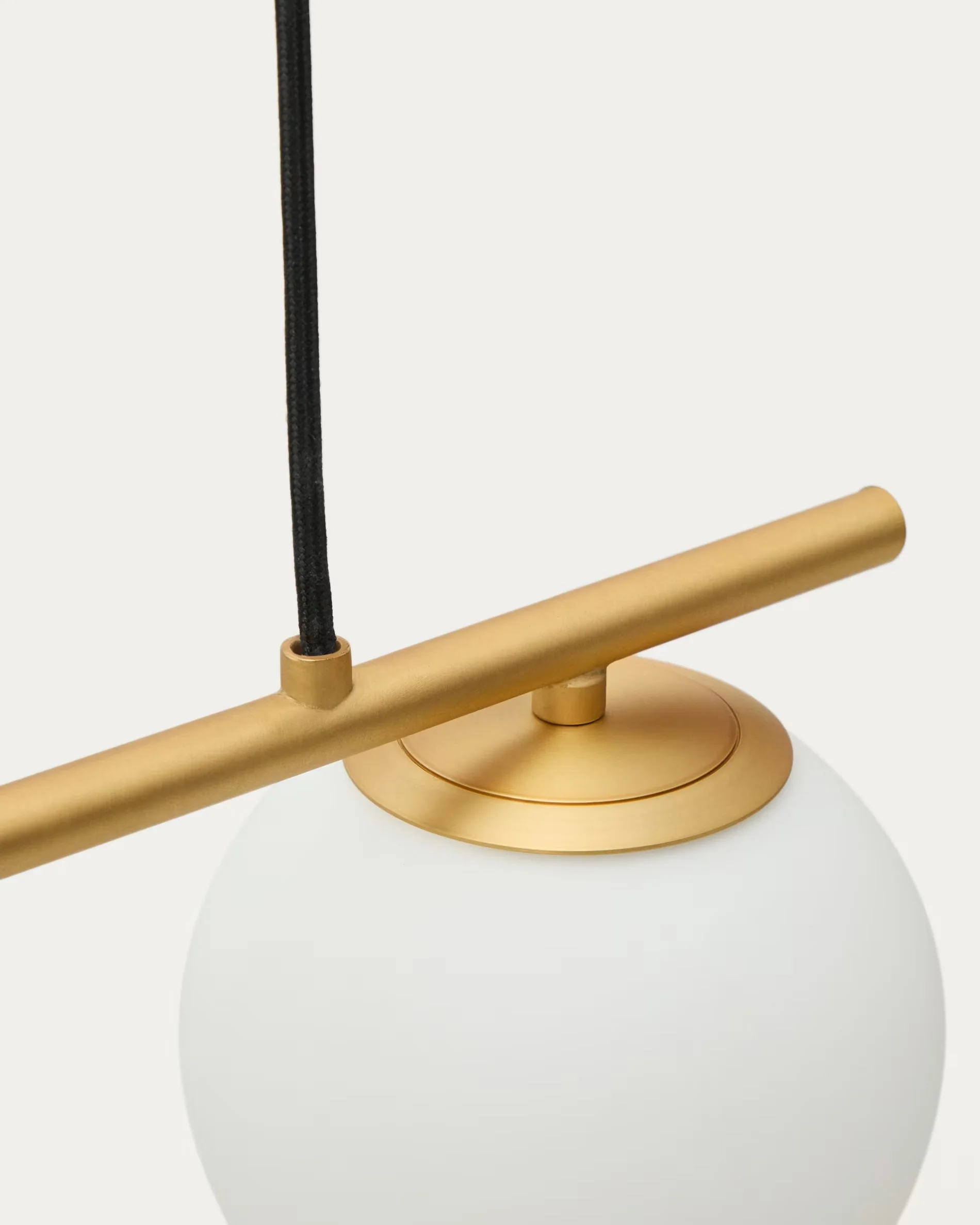 Lampa wisząca trzypunktowa BRISIA szczotkowany mosiądz - Image 5