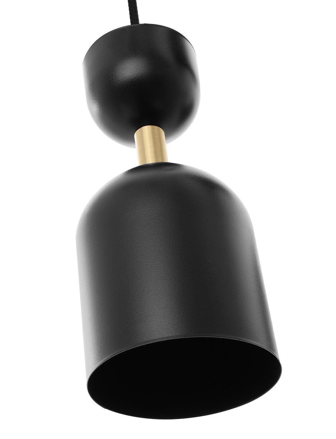 Lampa wisząca SUPURU czarny z mosiężnym - Image 3