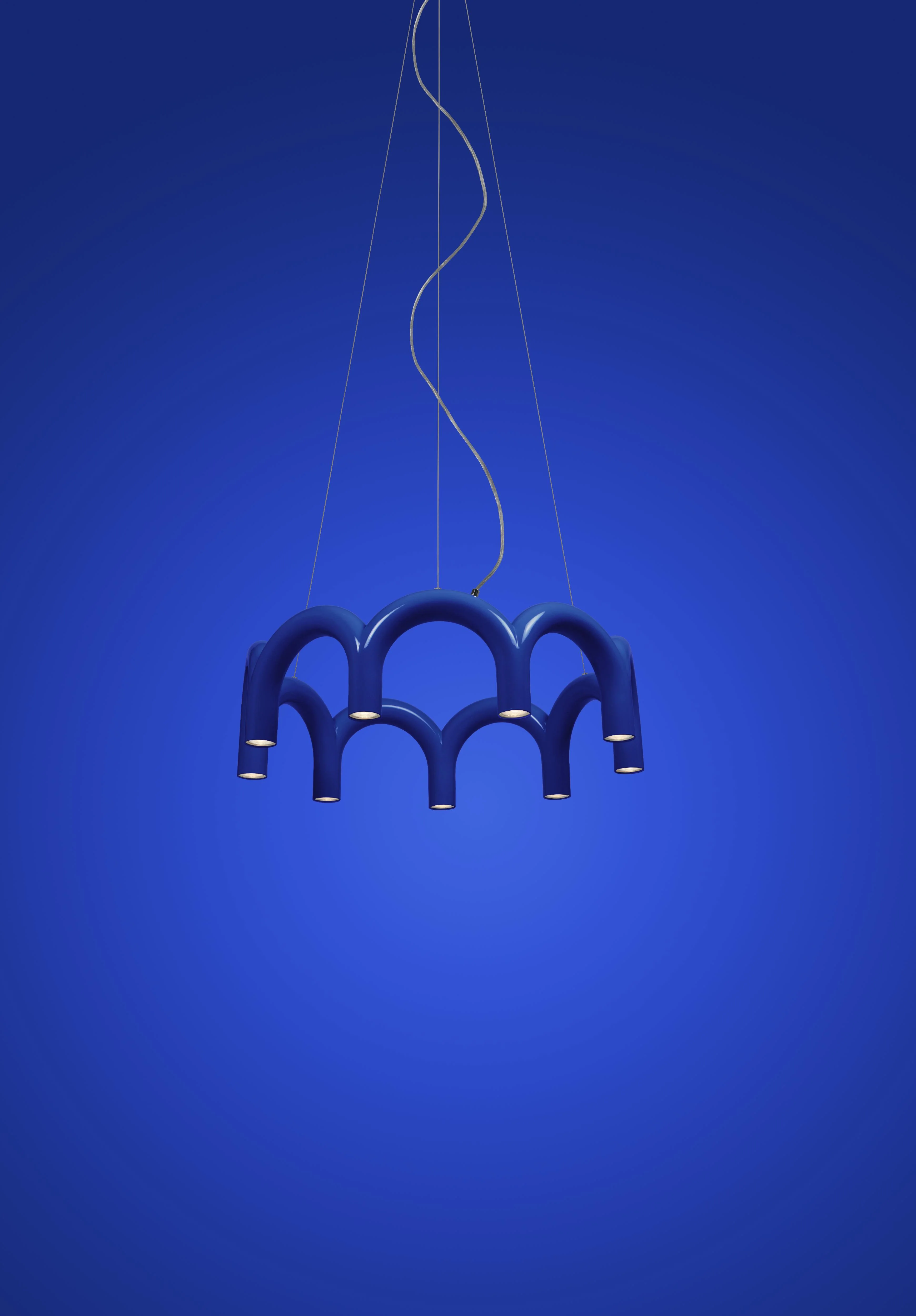 Lampa wisząca ARCH CIRCLE niebieski - Image 4