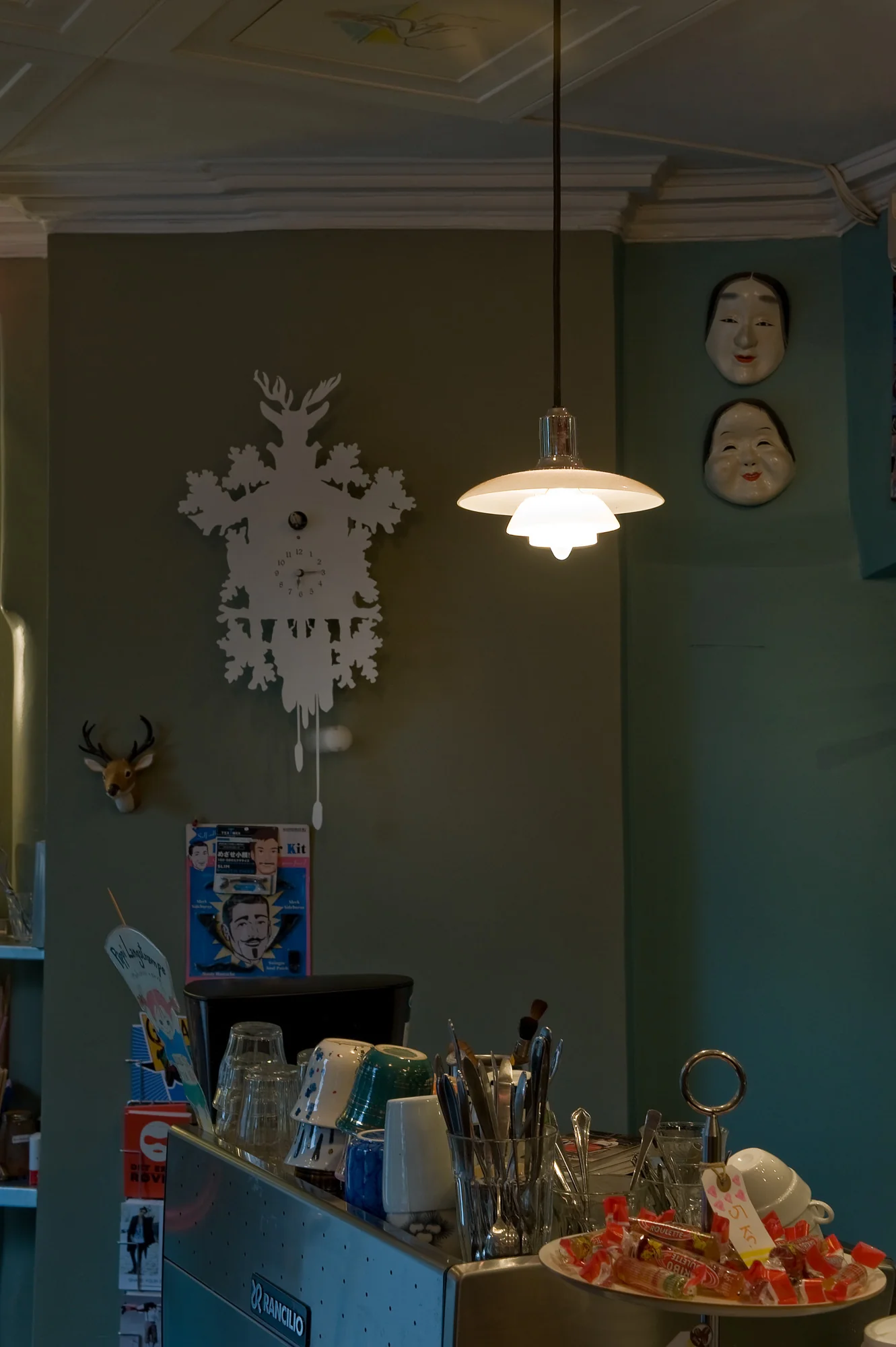 Lampa wisząca PH 2/1 biały z chromowanym wykończeniem - Image 5