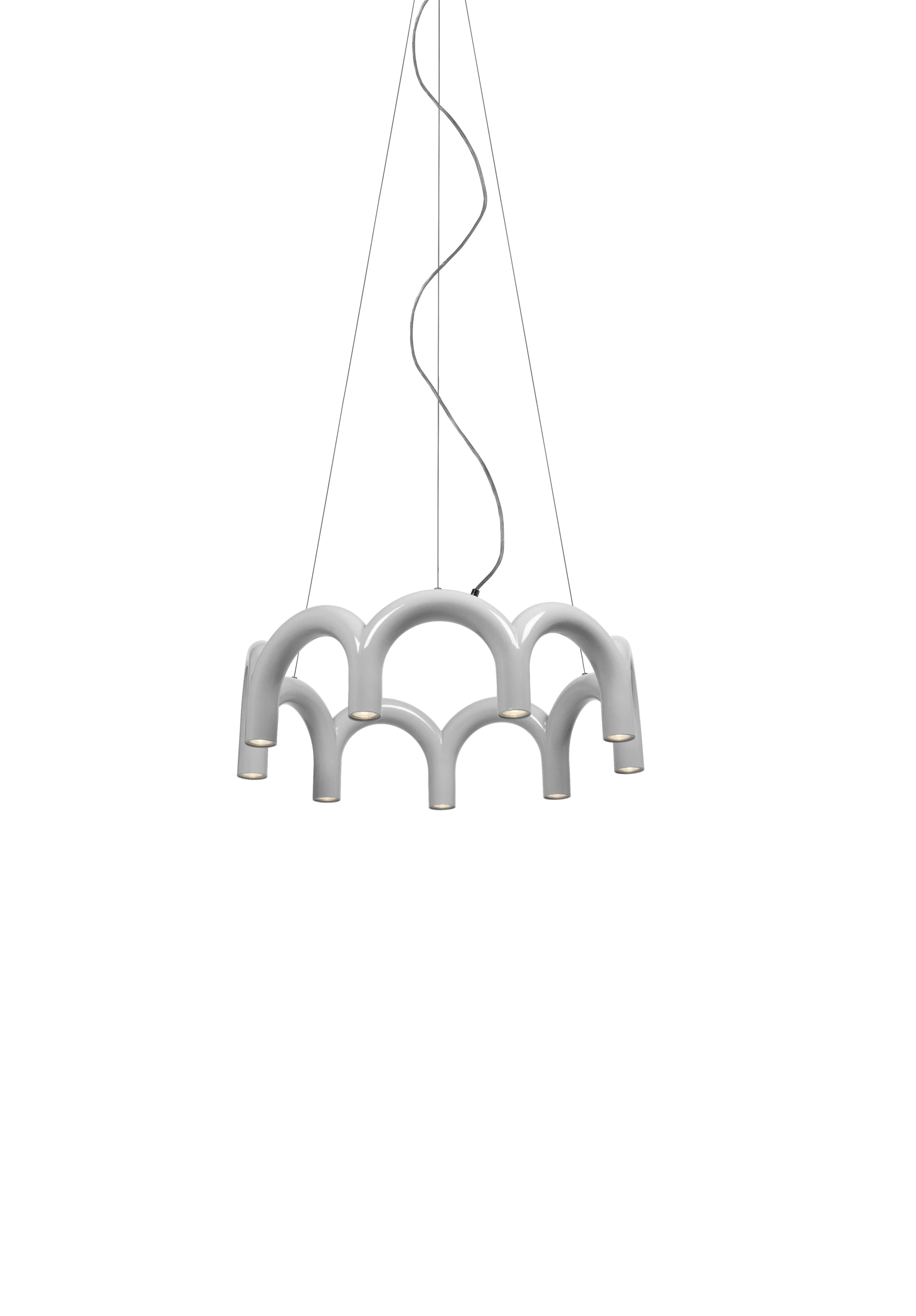 Lampa wisząca ARCH CIRCLE biały - Image 3