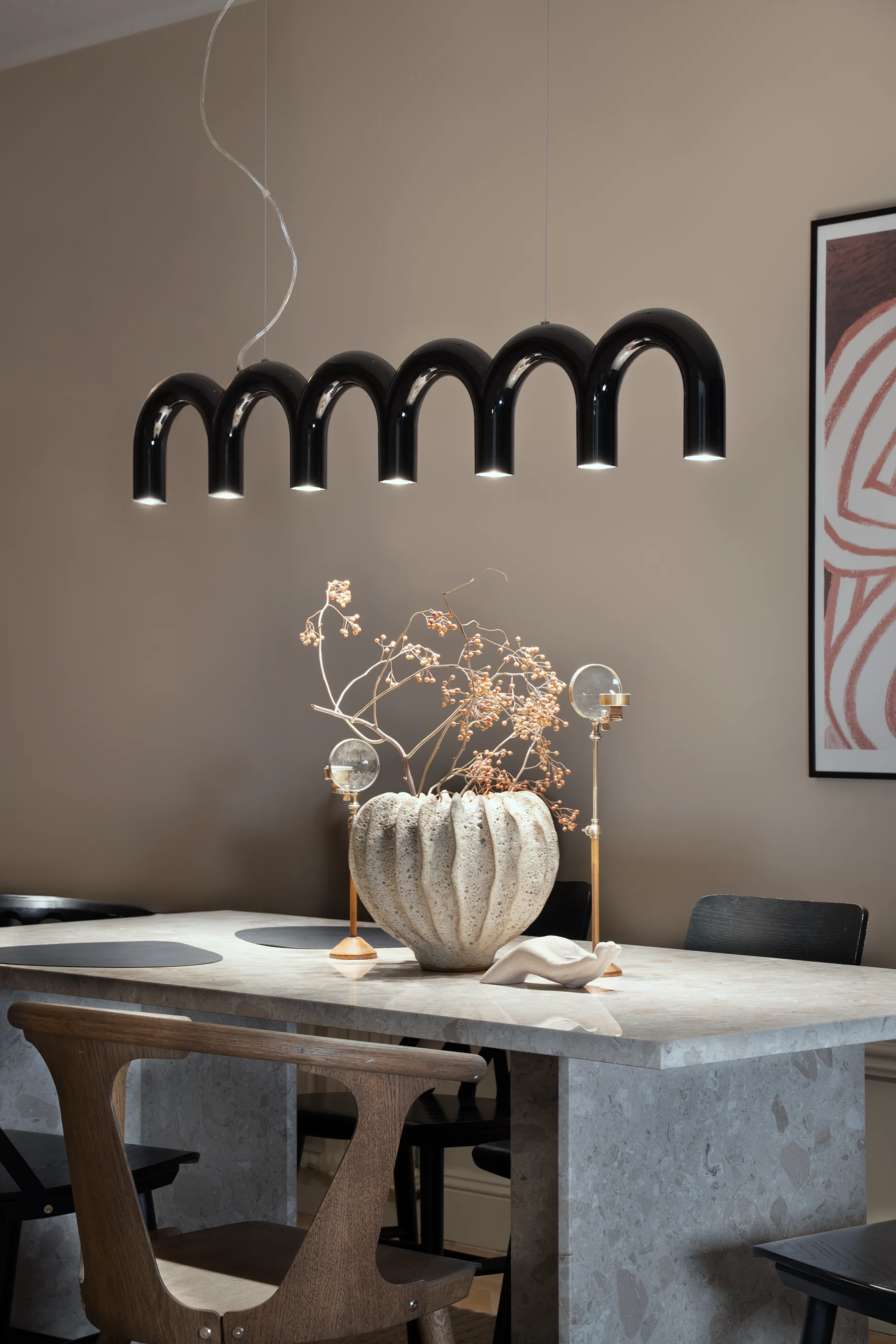 Lampa wisząca ARCH STRAIGHT czarny - Image 2
