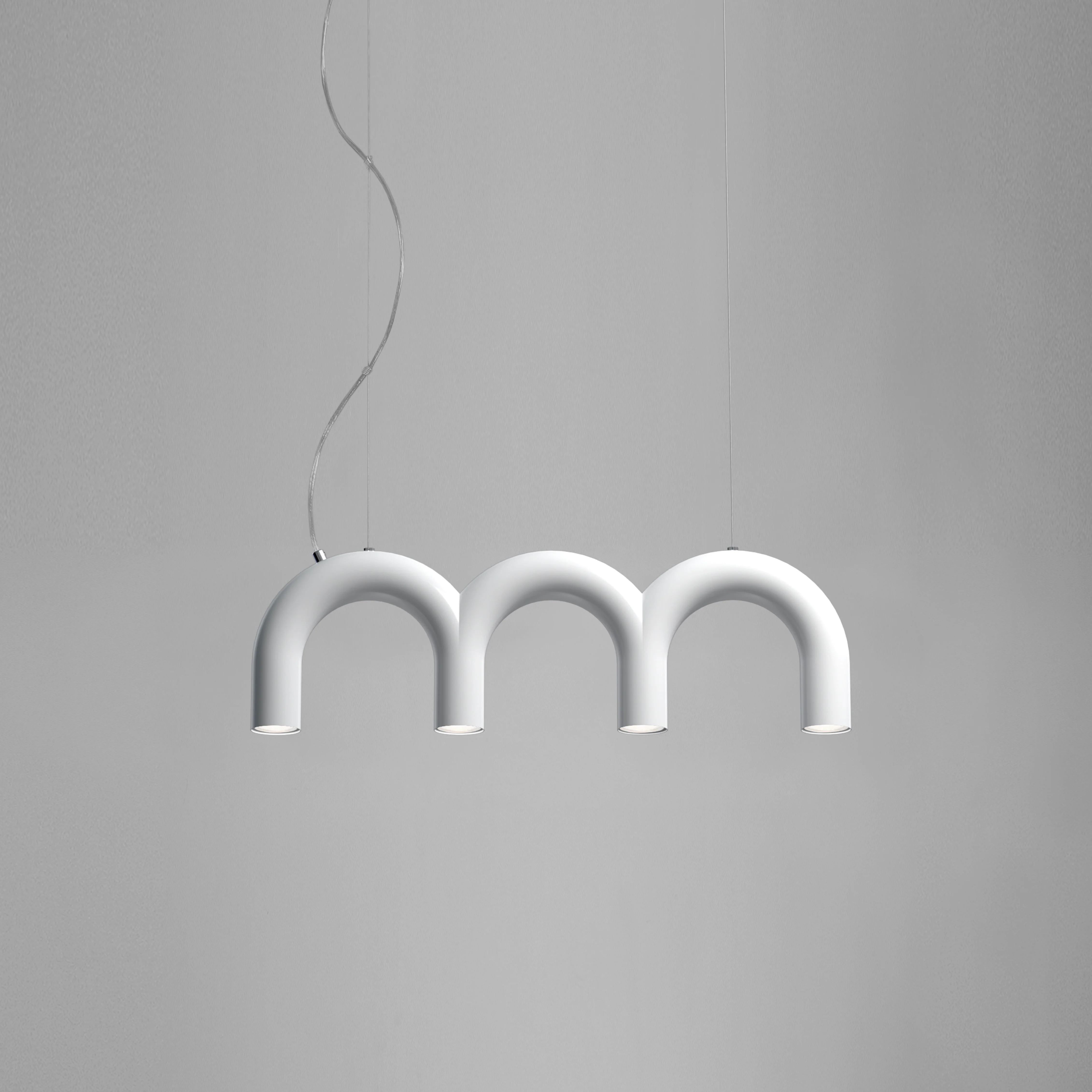 Lampa wisząca ARCH TRIPLETTE biały - Image 3