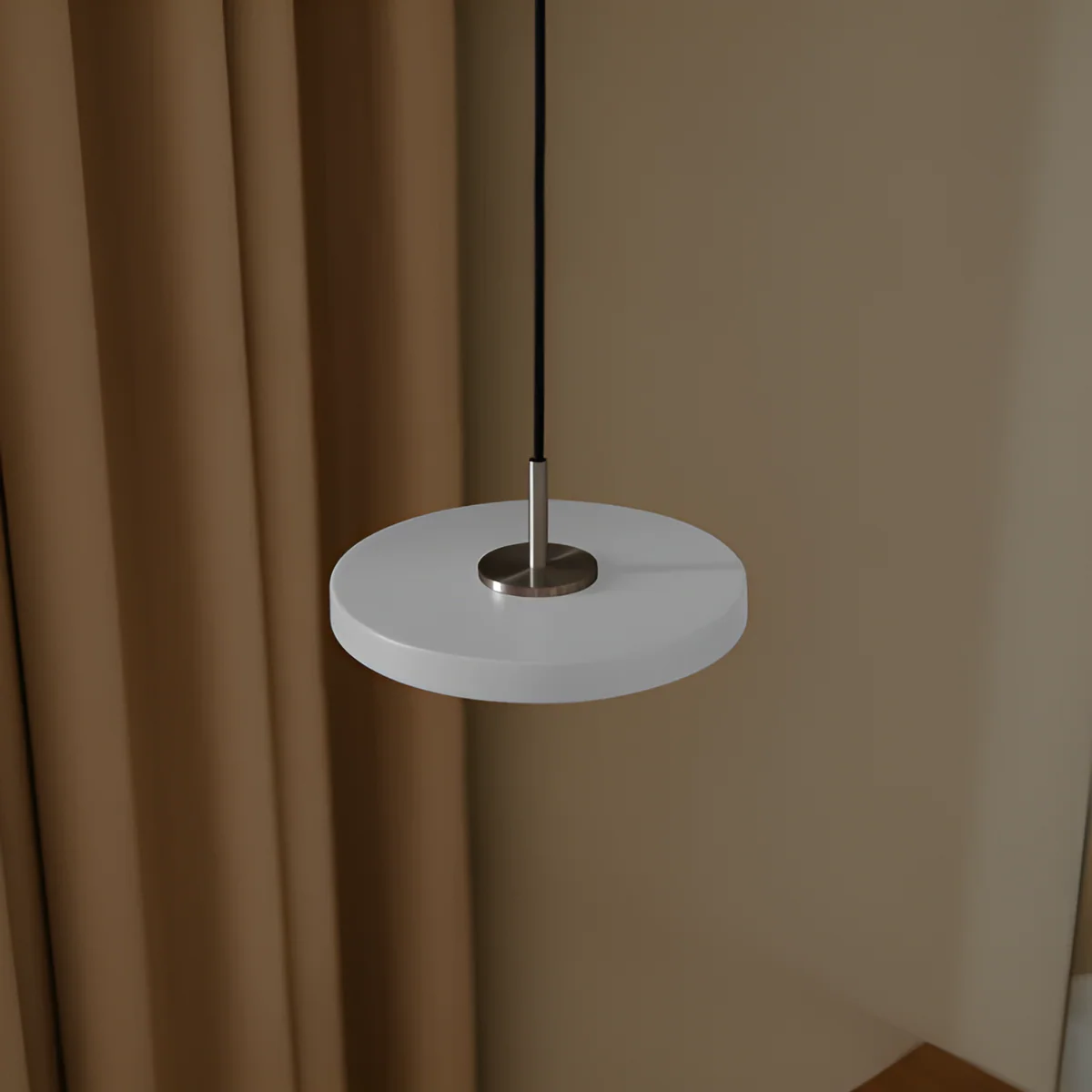 Lampa wisząca ASTERIA MICRO jasnoszary ze srebrną wstawką - Image 2