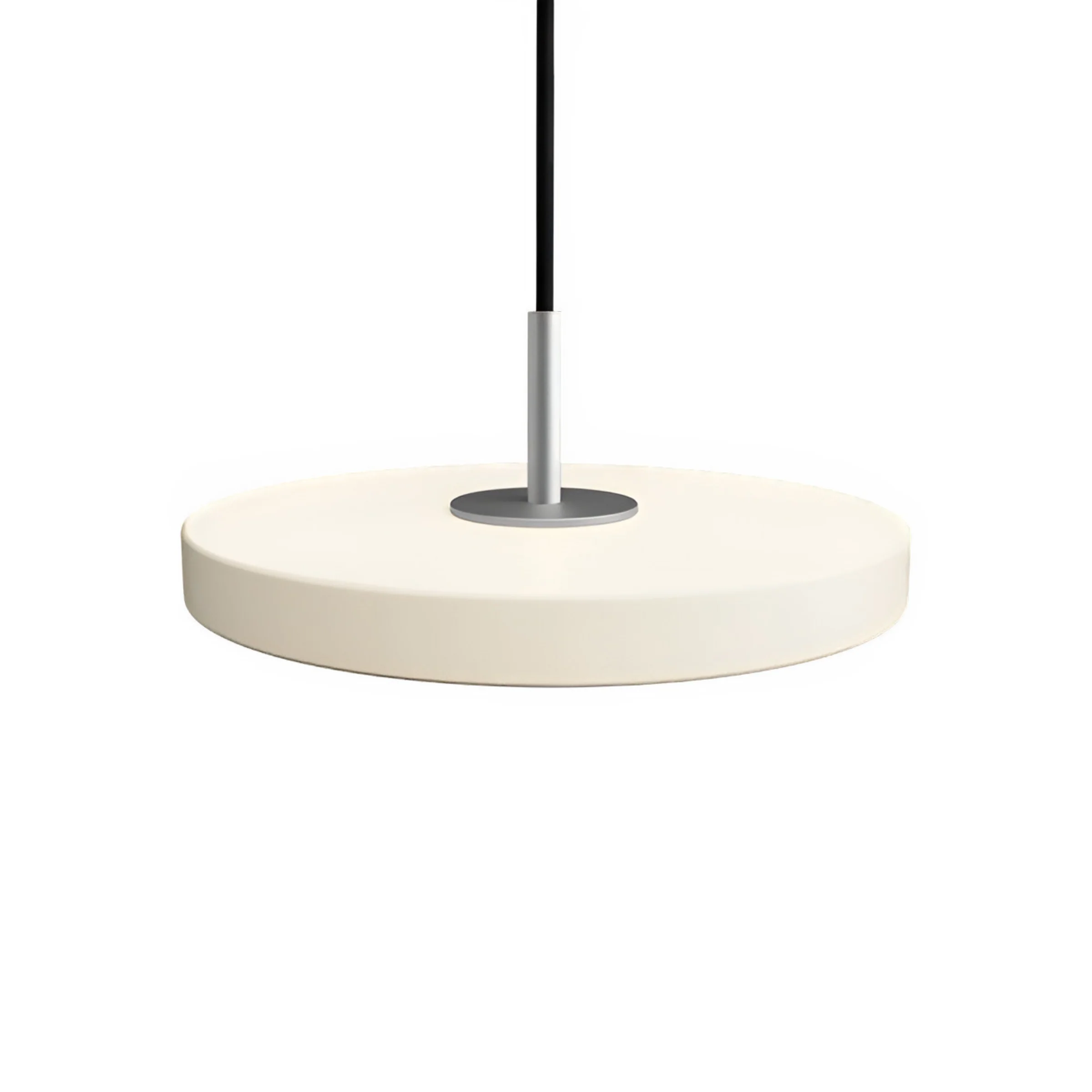 Lampa wisząca ASTERIA MICRO perłowy ze srebrną wstawką