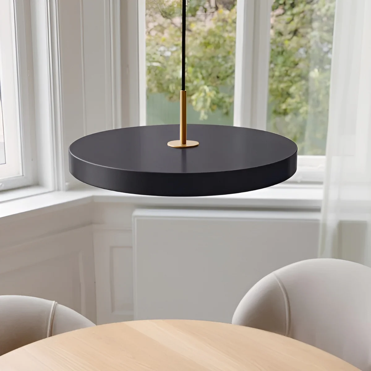 Lampa wisząca ASTERIA PLUS antracytowy ze złotą wstawką - Image 6