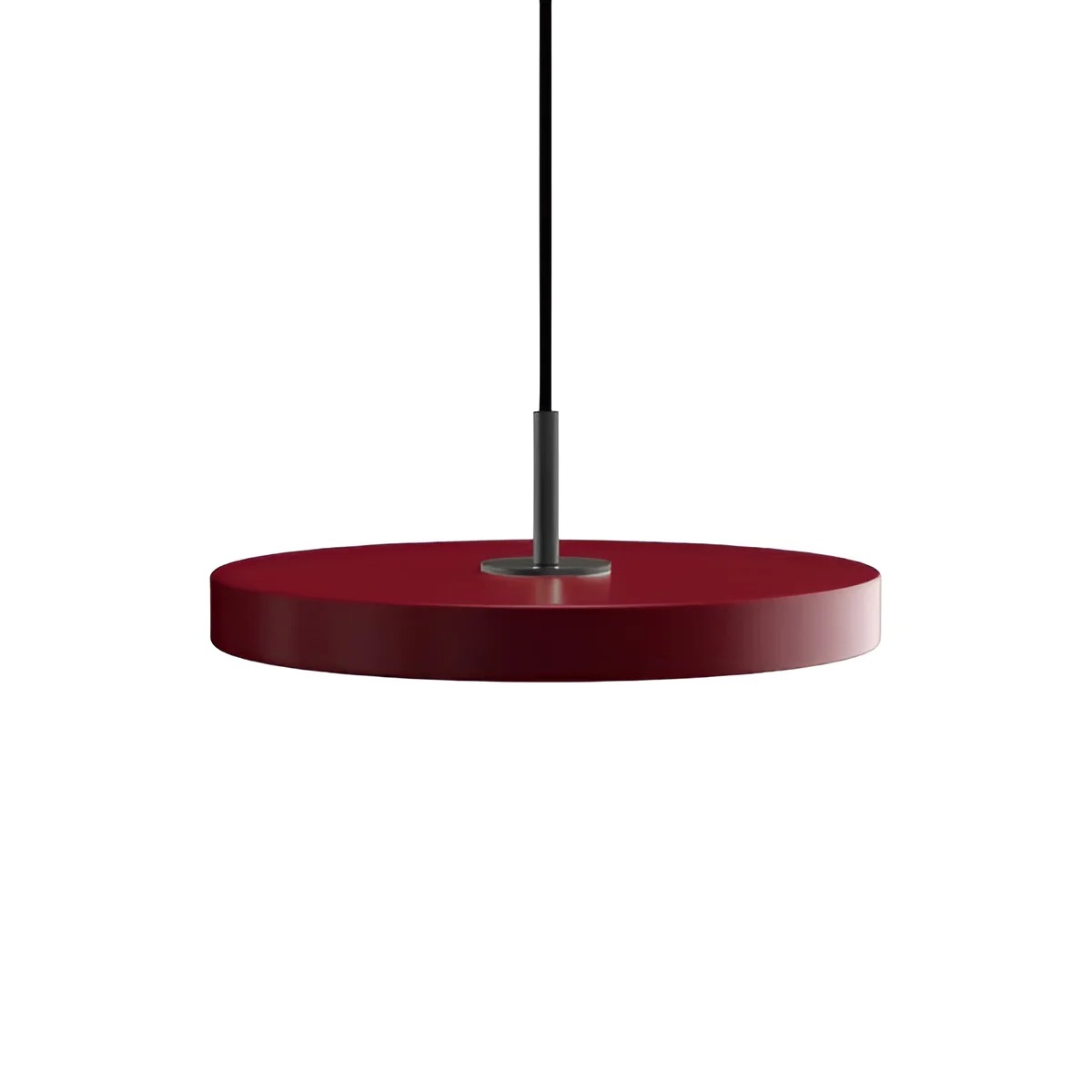 Lampa wisząca ASTERIA PLUS bordowy z czarną wstawką - Image 3