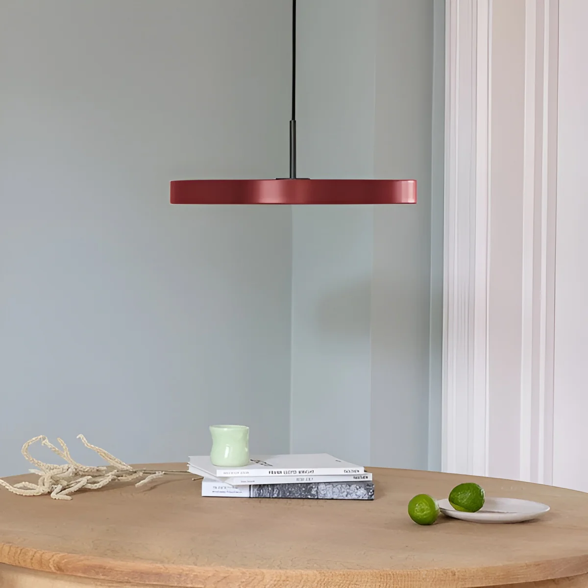 Lampa wisząca ASTERIA PLUS bordowy z czarną wstawką - Image 4