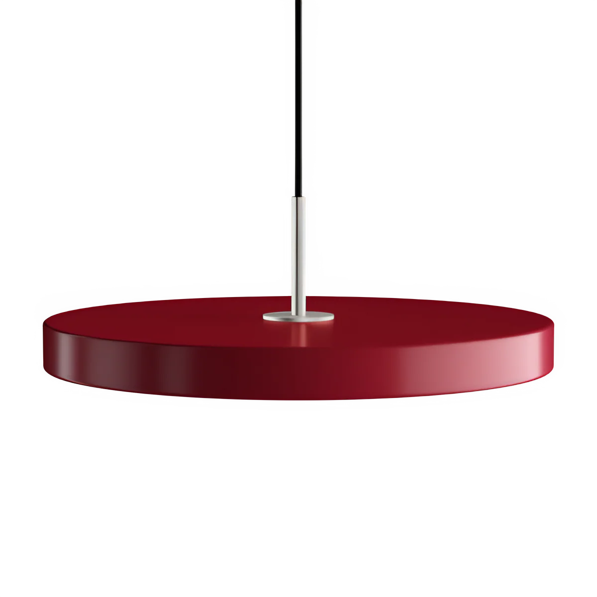 Lampa wisząca ASTERIA PLUS bordowy ze srebrną wstawką - Image 5