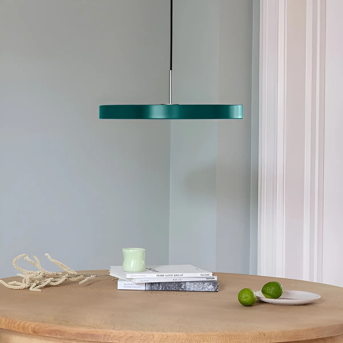 Lampa wisząca ASTERIA PLUS ciemnozielony ze srebrną wstawką - Image 2