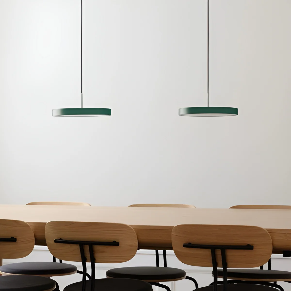 Lampa wisząca ASTERIA PLUS ciemnozielony ze srebrną wstawką - Image 4