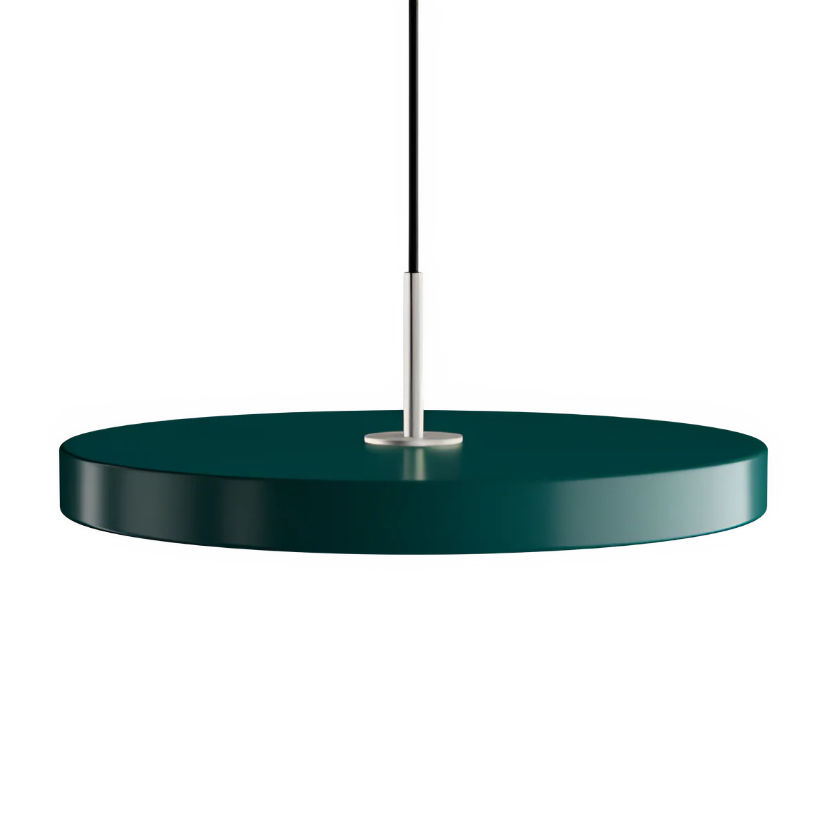Lampa wisząca ASTERIA PLUS ciemnozielony ze srebrną wstawką - Image 5