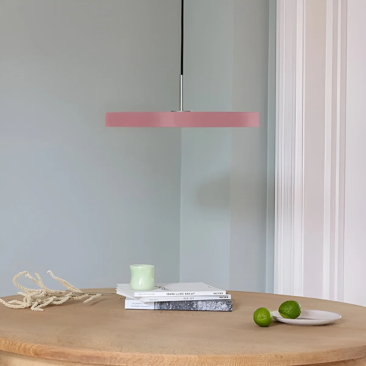 Lampa wisząca ASTERIA PLUS jasnoróżowy ze srebrną wstawką - Image 4