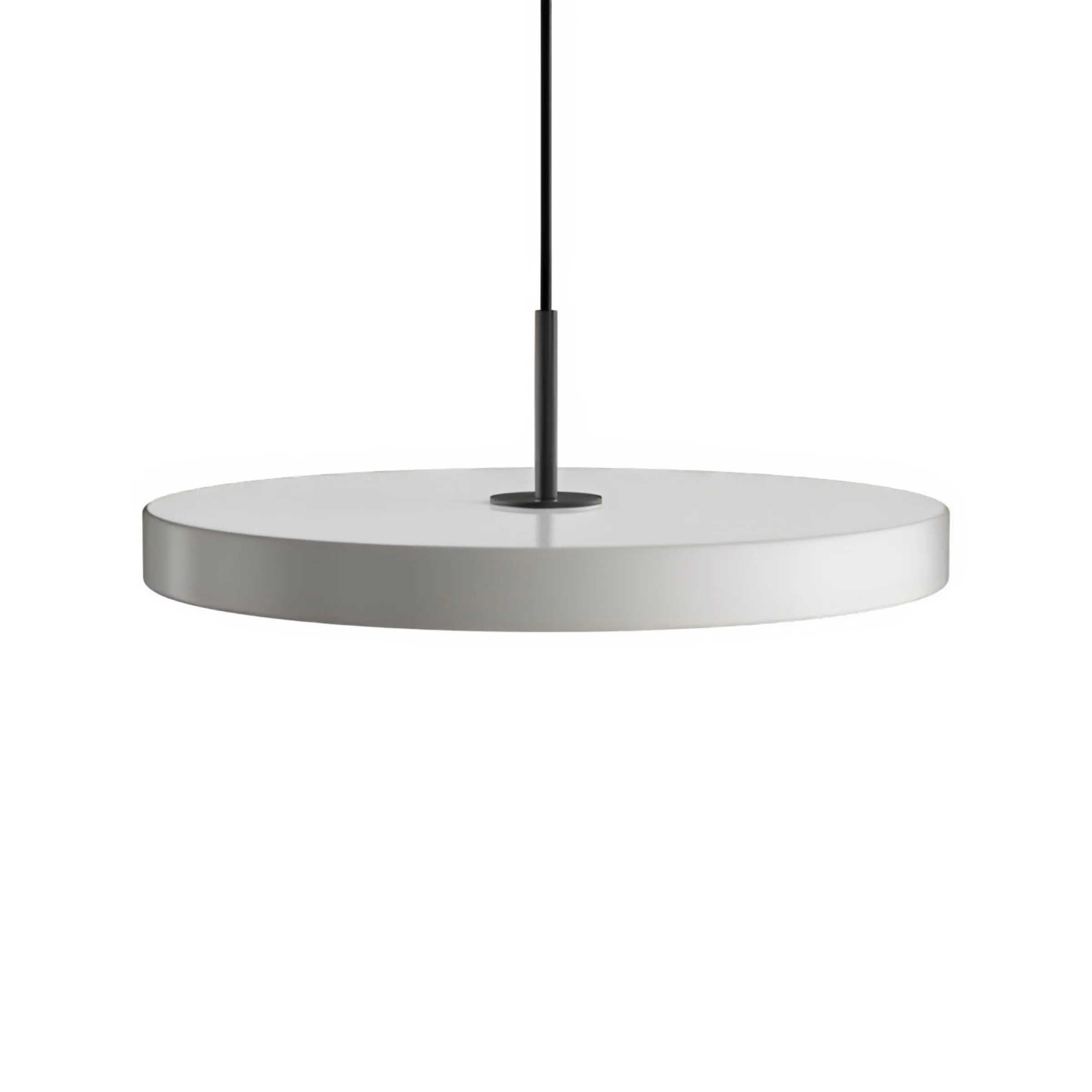 Lampa wisząca ASTERIA PLUS jasnoszary z czarną wstawką