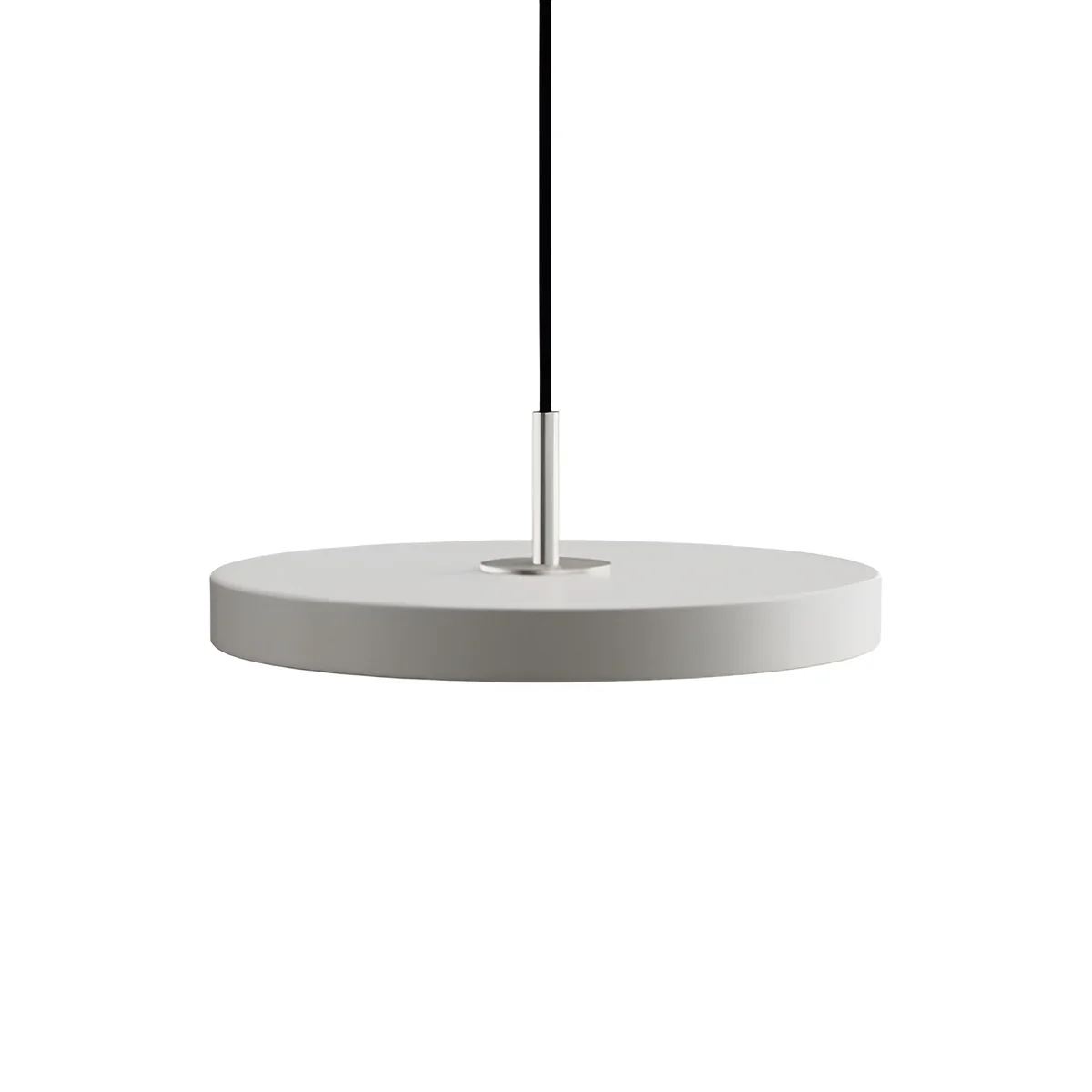 Lampa wisząca ASTERIA PLUS jasnoszary ze srebrną wstawką - Image 5