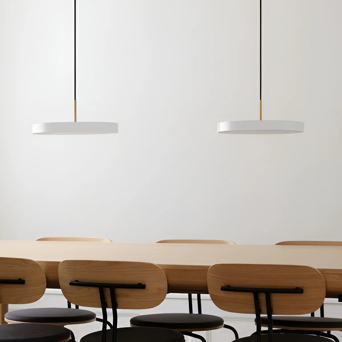 Lampa wisząca ASTERIA PLUS jasnoszary ze złotą wstawką - Image 4