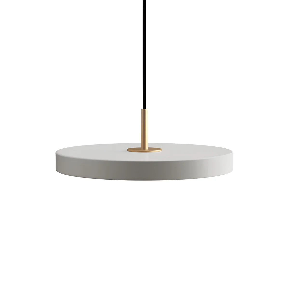 Lampa wisząca ASTERIA PLUS jasnoszary ze złotą wstawką - Image 7
