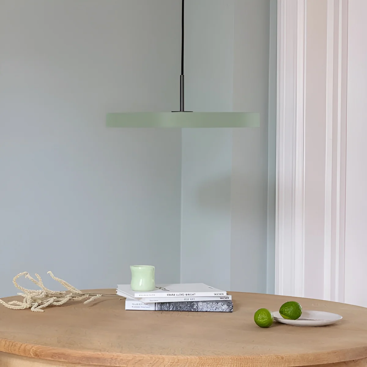 Lampa wisząca ASTERIA PLUS oliwkowy z czarną wstawką - Image 4