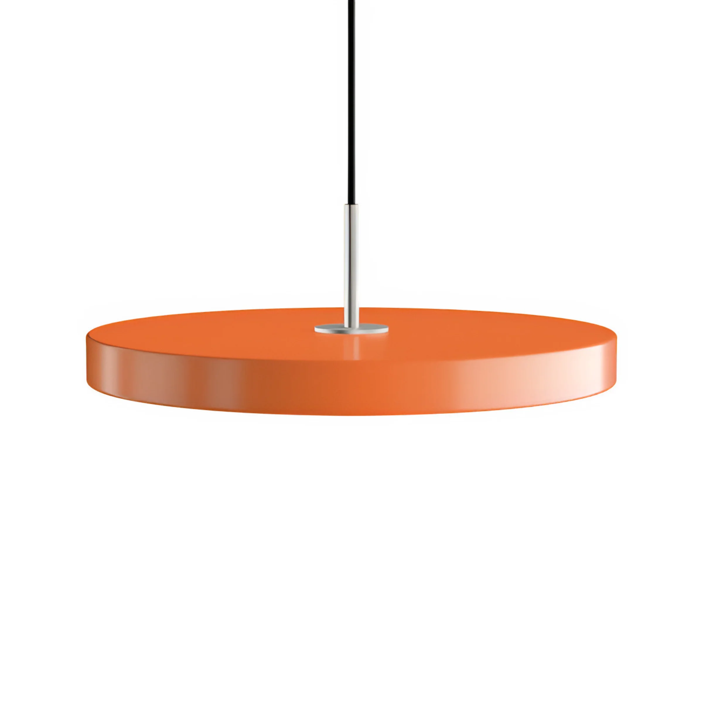 Lampa wisząca ASTERIA PLUS pomarańczowy ze srebrną wstawką