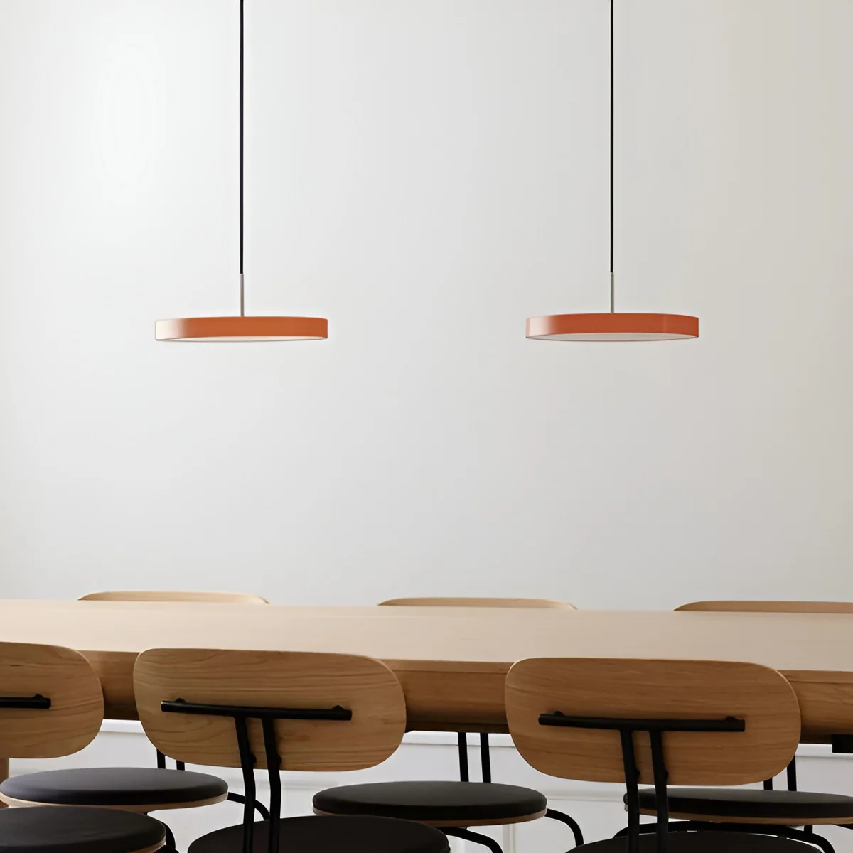 Lampa wisząca ASTERIA PLUS pomarańczowy ze srebrną wstawką - Image 3