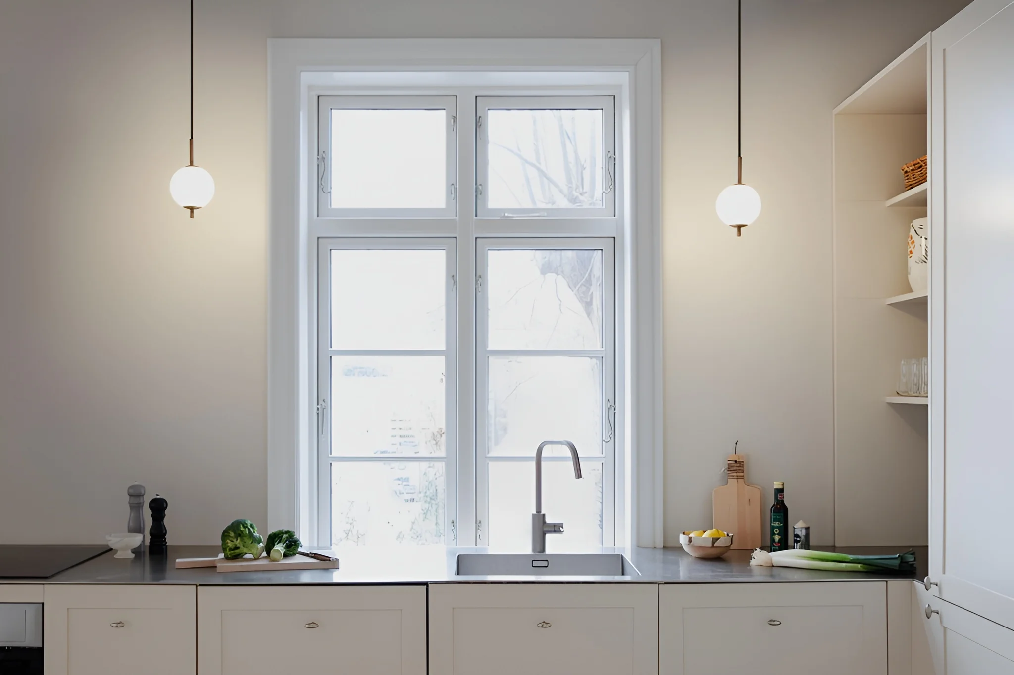 Lampa wisząca AUDREY biały ze złotą wstawką - Image 5