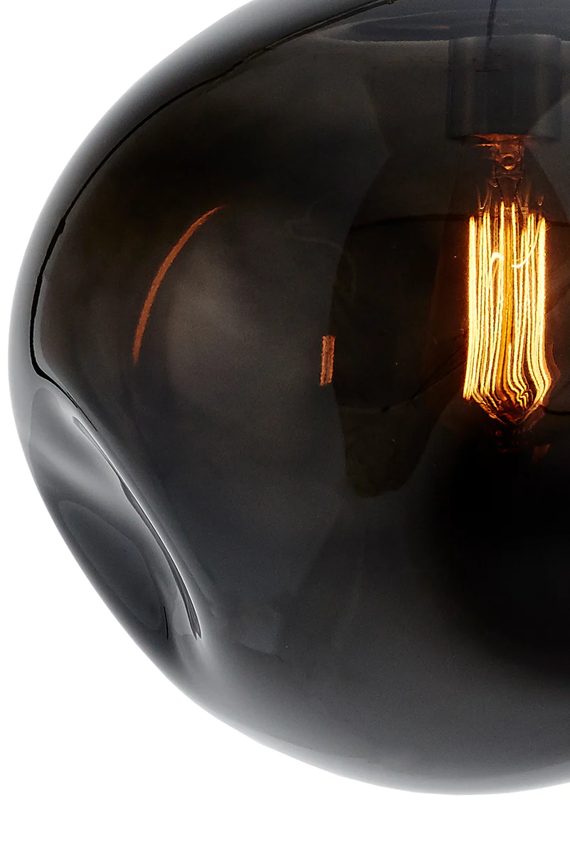 Lampa wisząca AVIA dymiony czarny ze srebrnym wykończeniem - Image 9