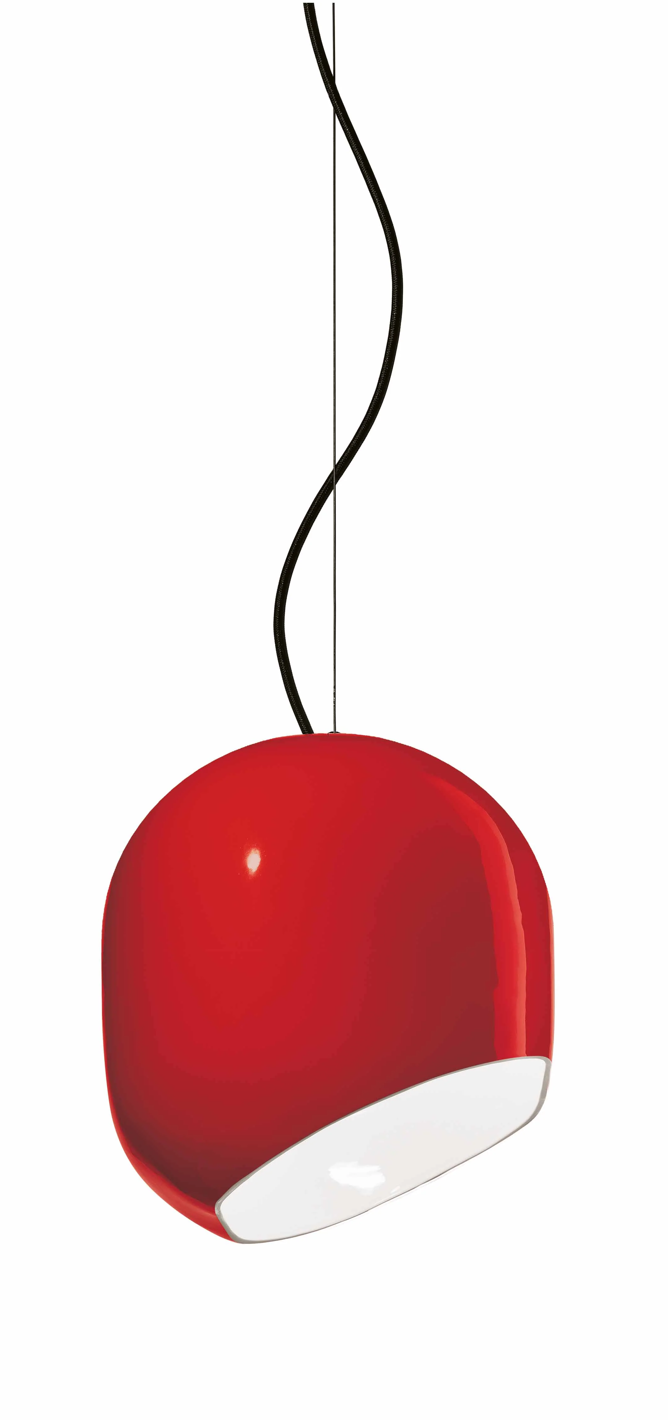 Lampa wisząca ceramiczna AYRTON czerwony - Image 4