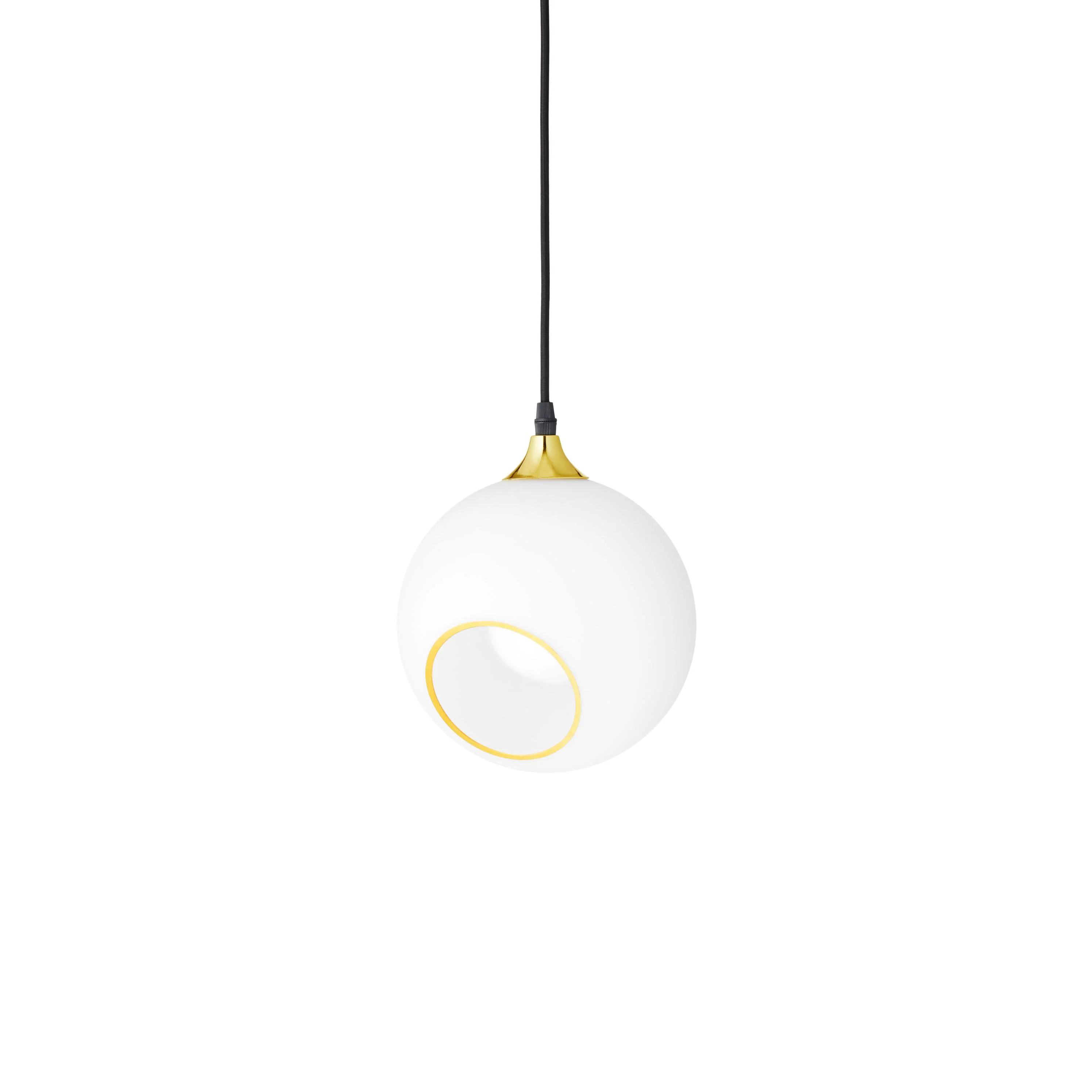 Lampa wisząca BALLROOM biały ze złotym wykończeniem - Image 3