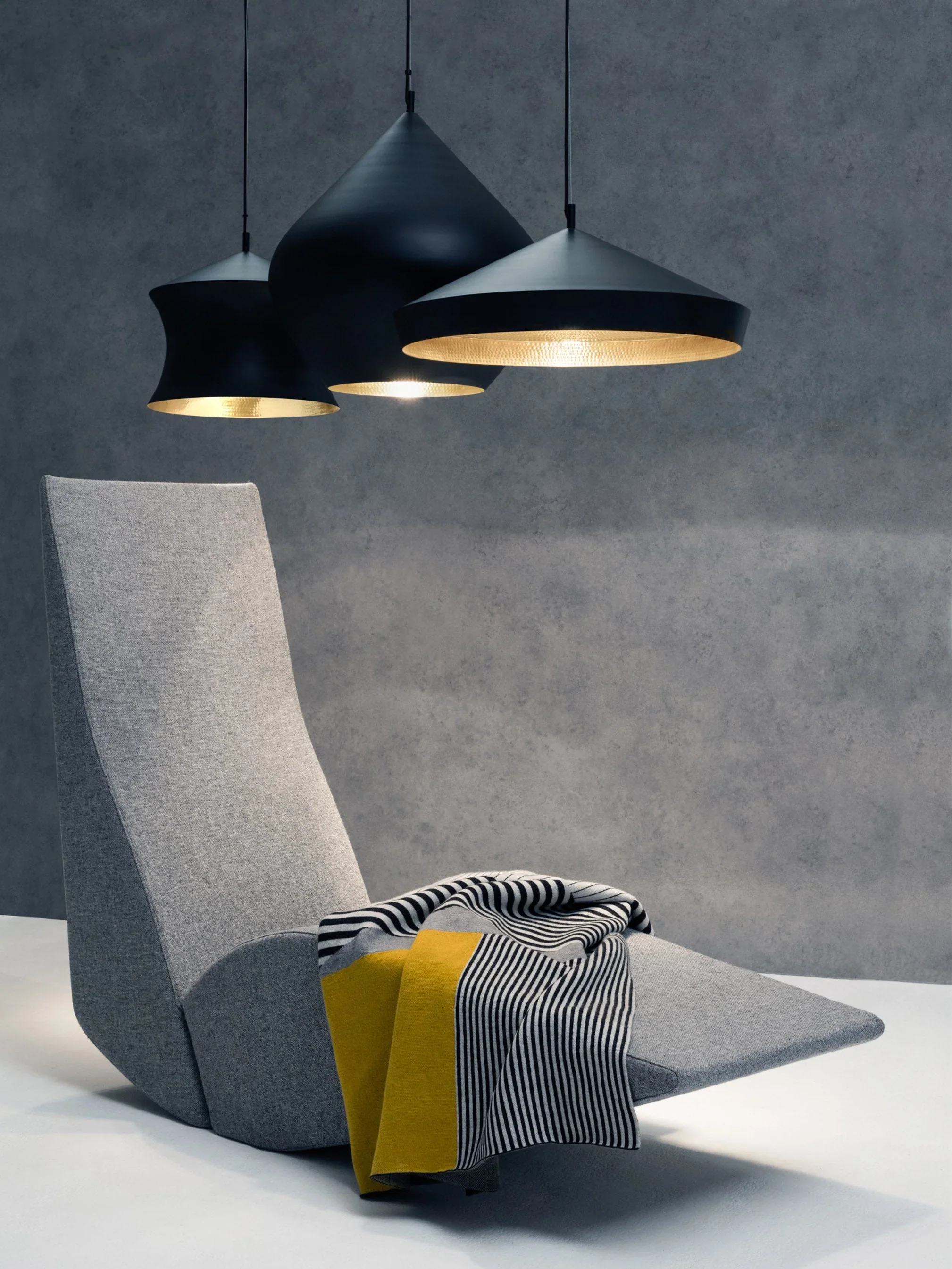 Lampa wisząca BEAT czarny z miedzianym - Image 2