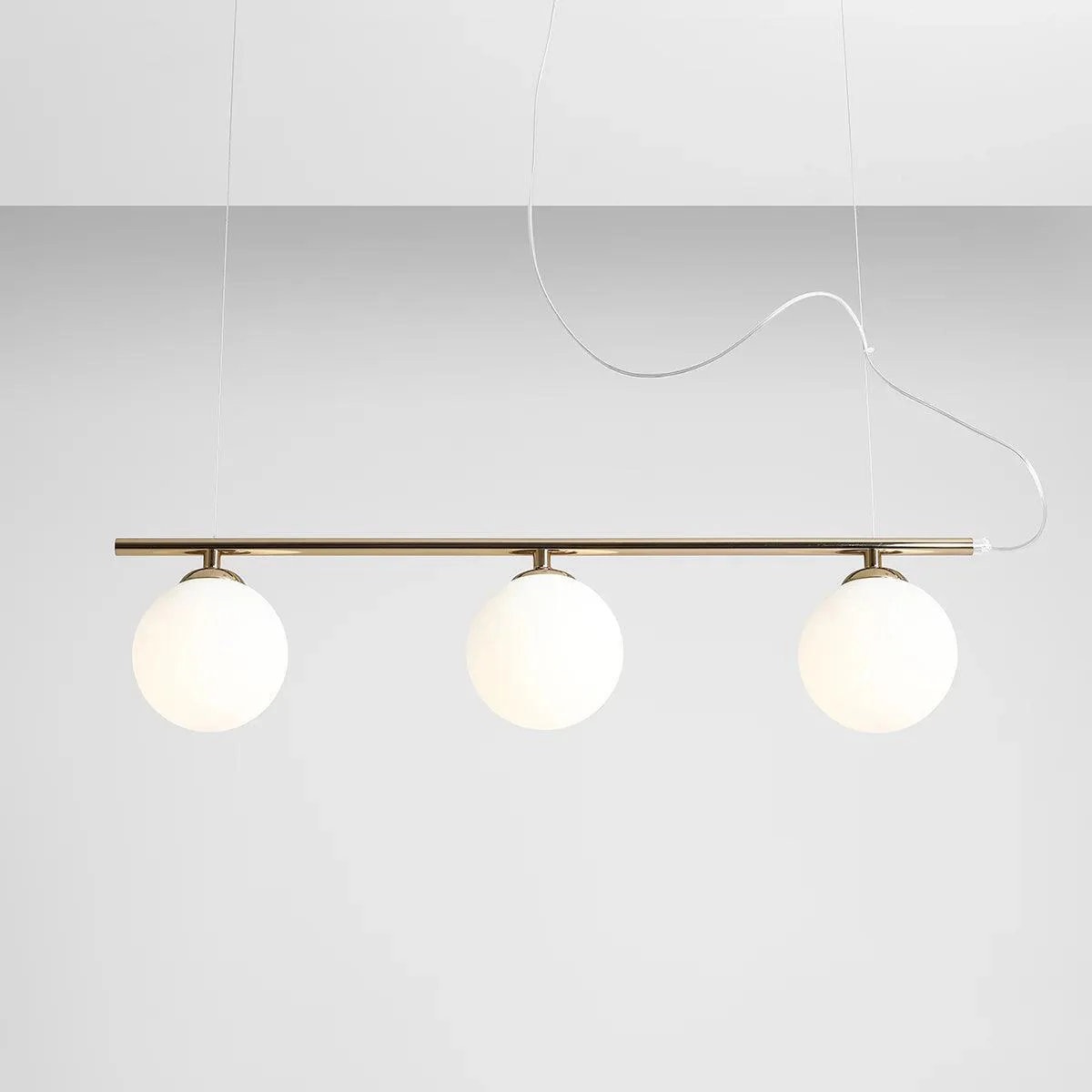 Lampa wisząca BERYL GLASS TRIO złoty - Image 5