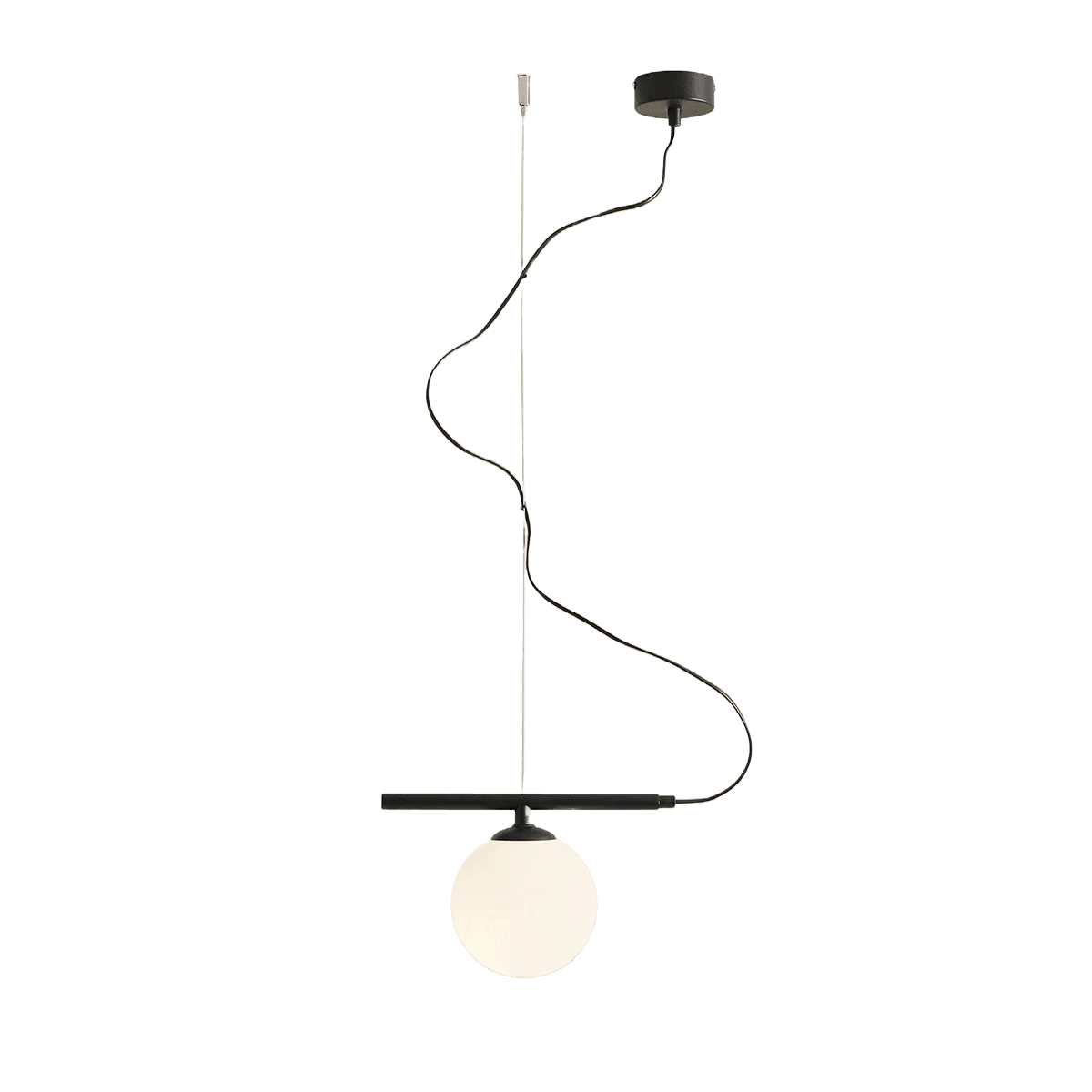 Lampa wisząca BERYL GLASS czarny