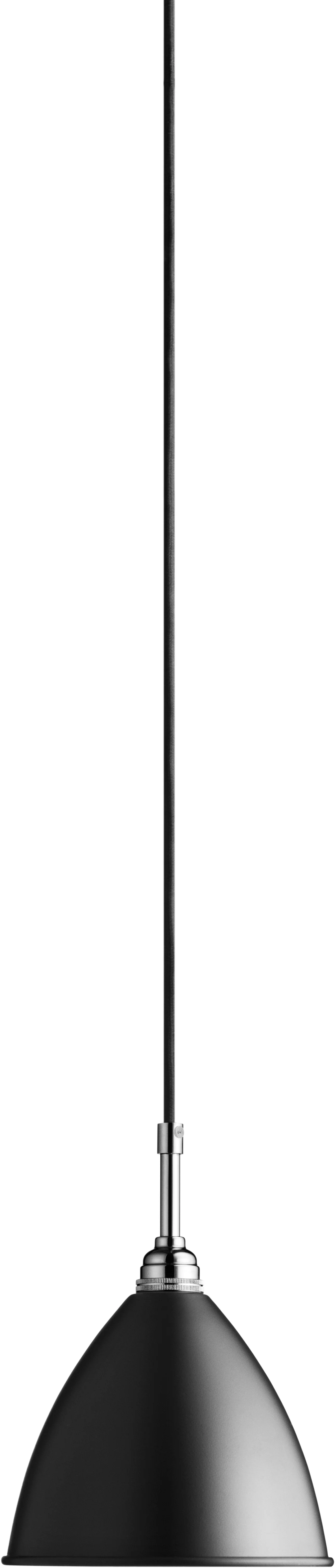 Lampa wisząca BESTLITE BL9 chrom z czarnym kloszem - Image 3