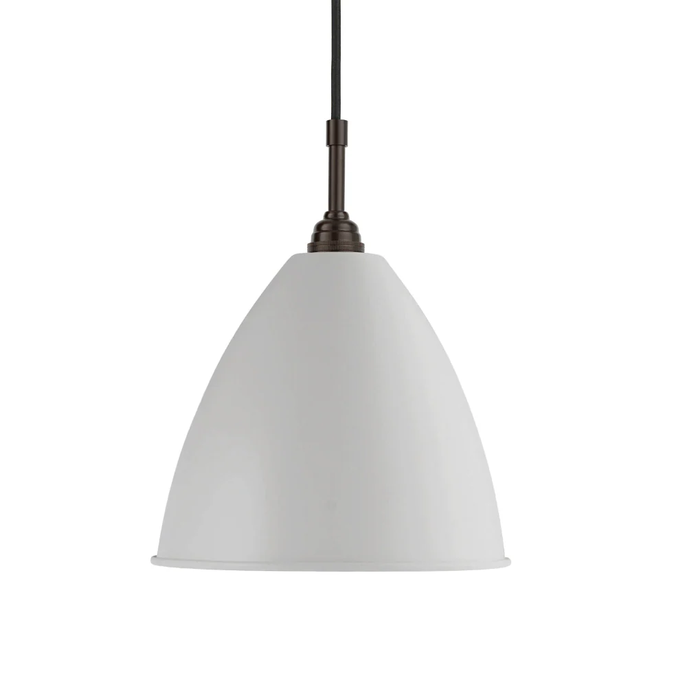 Lampa wisząca BESTLITE BL9 czarny z kremowym kloszem
