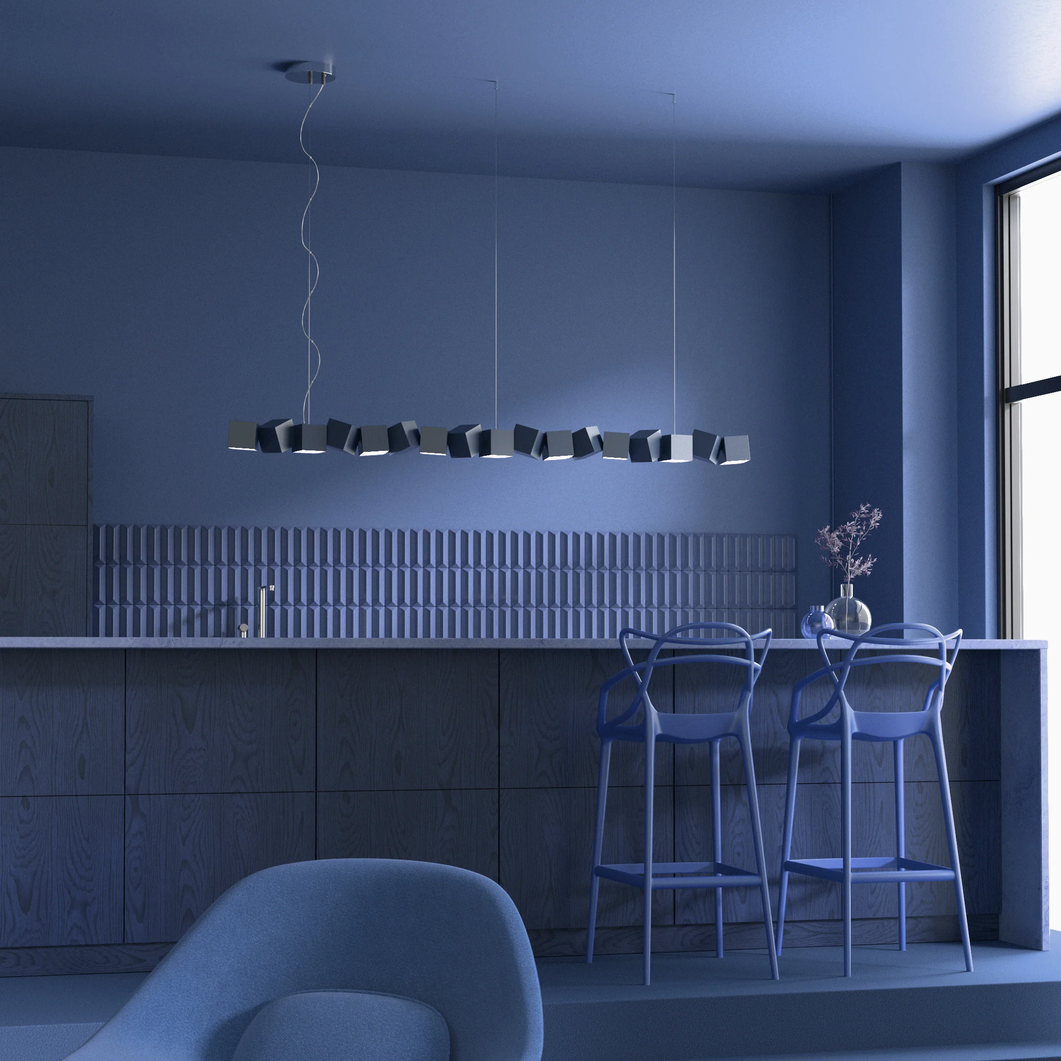 Lampa wisząca BLOCKCHAIN czarny - Image 14